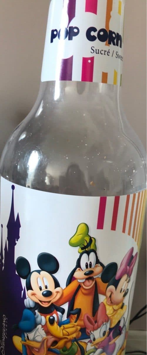 Open Food Facts Pop corn sucré disney packshot