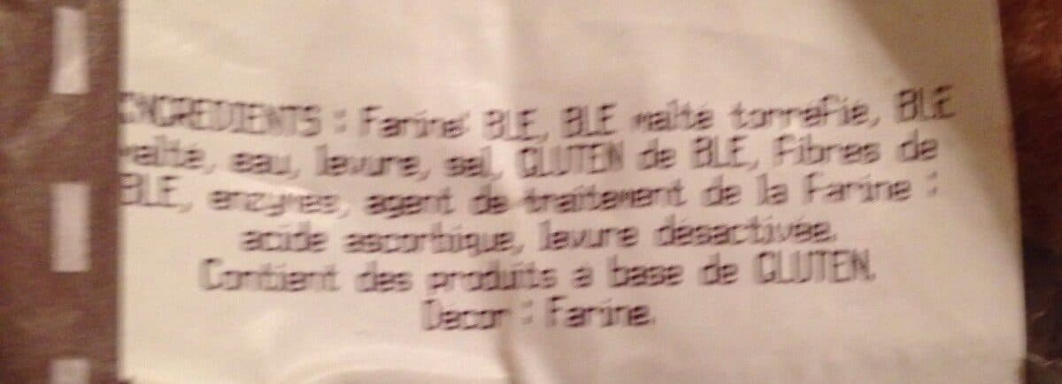Open Food Facts Baguette Epi packshot