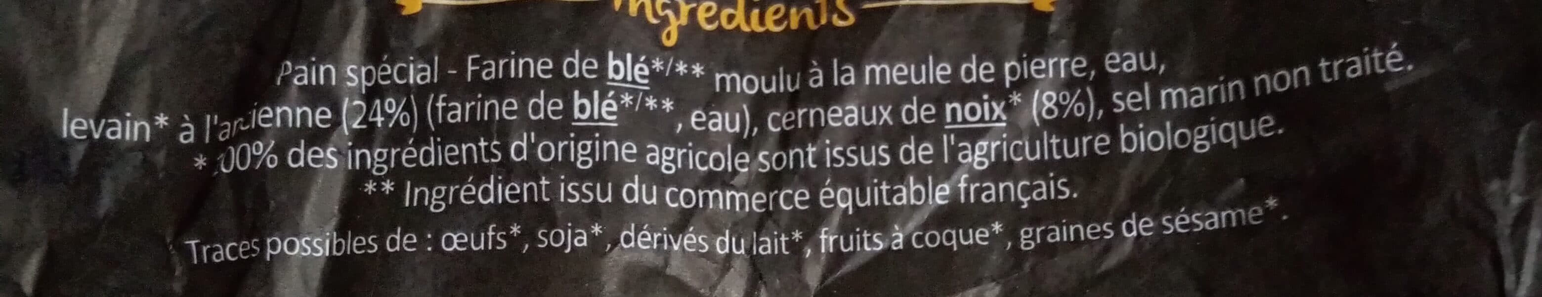 Biofournil Pain aux noix bio packshot