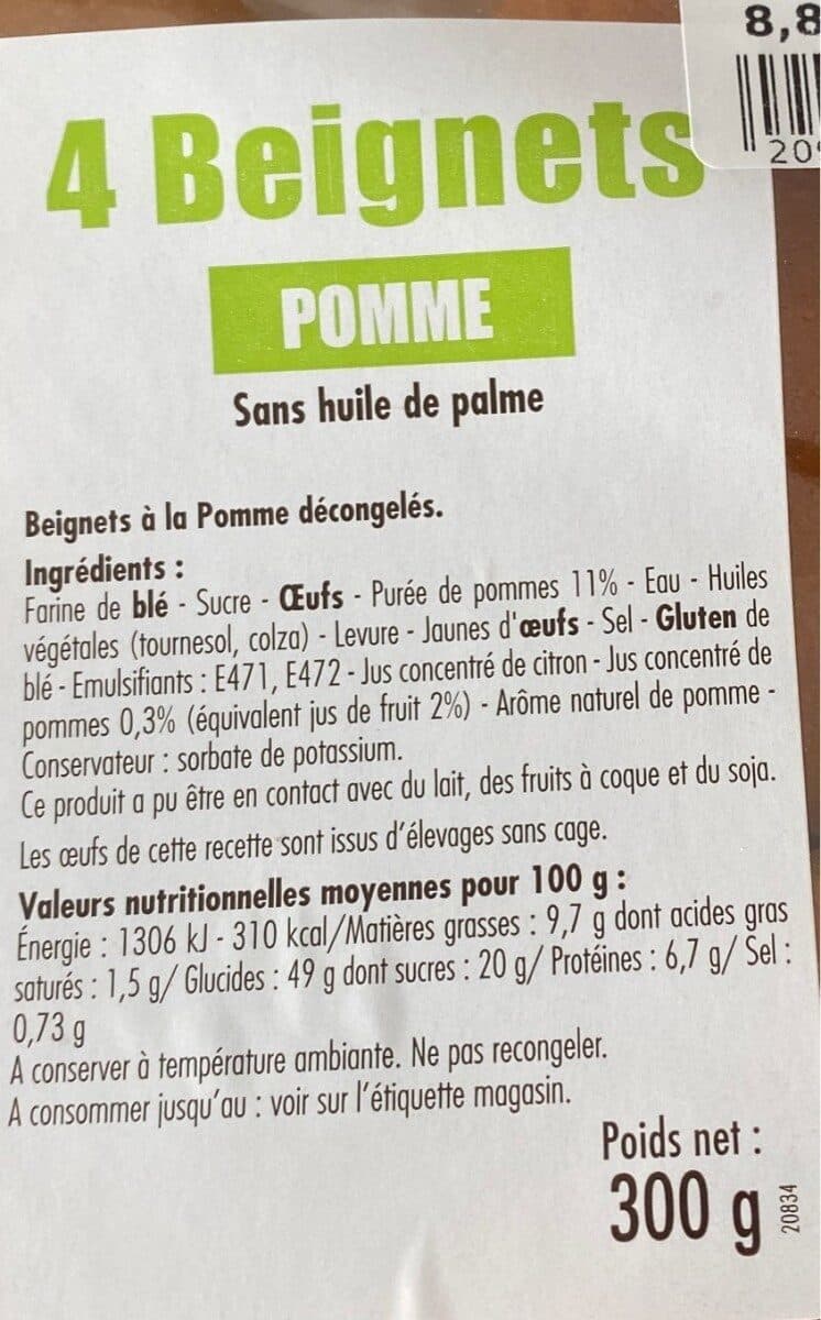 Simply Market 4 Beignets Pomme packshot