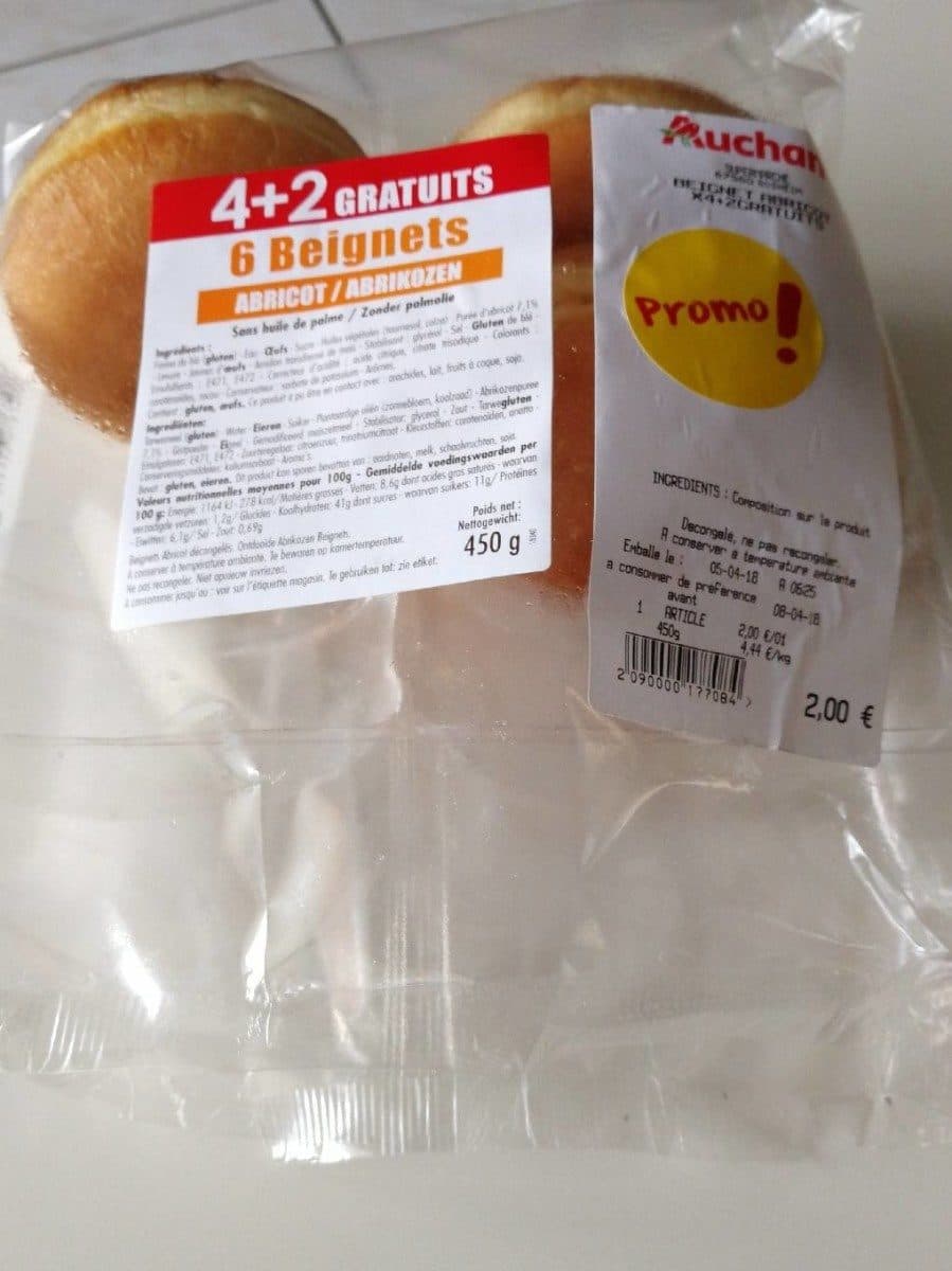 Open Food Facts Beignet abricot packshot