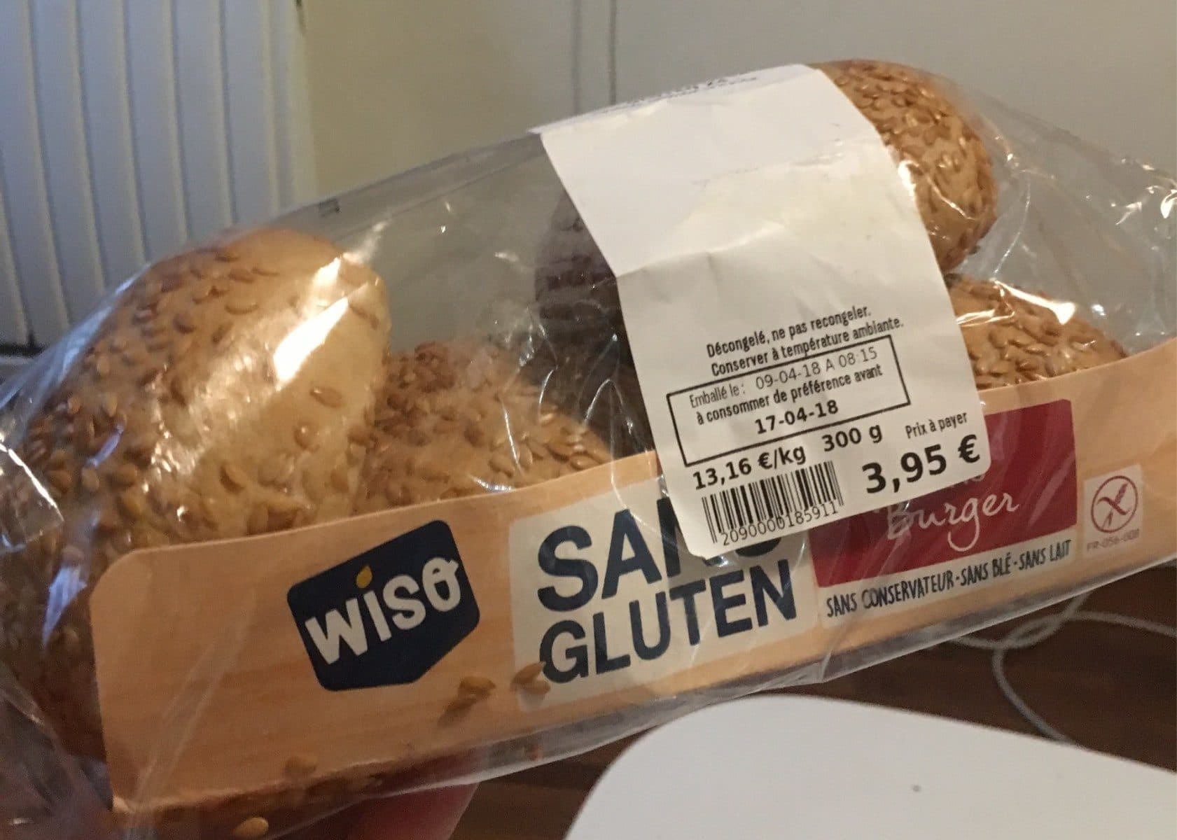 Wiso Pains burger packshot