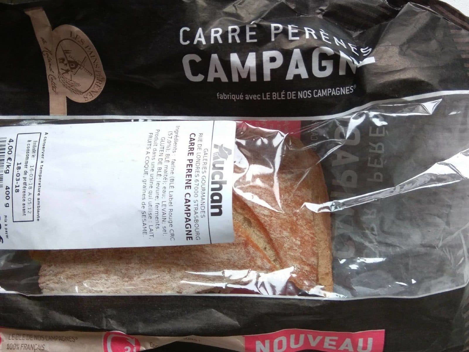 Open Food Facts Carre perene campagne packshot