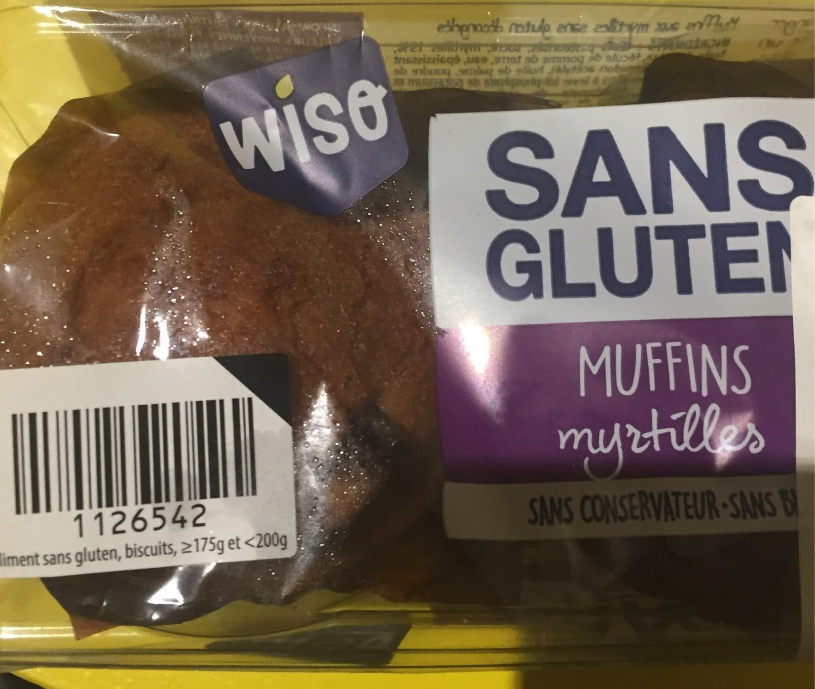 Wiso Muffins myrtille packshot