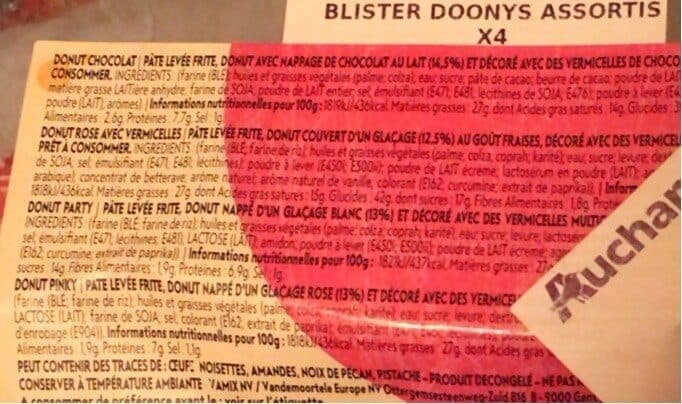 Simply Market Blister doonys assortis x4 packshot