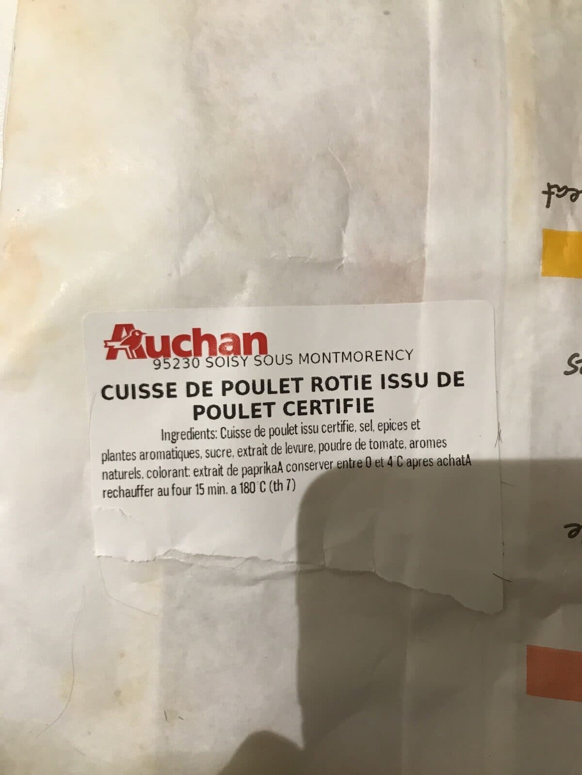 Open Food Facts Cuisse de poulet packshot