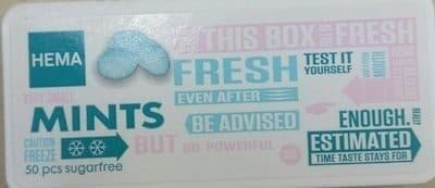 Hema Bonbons menthe packshot
