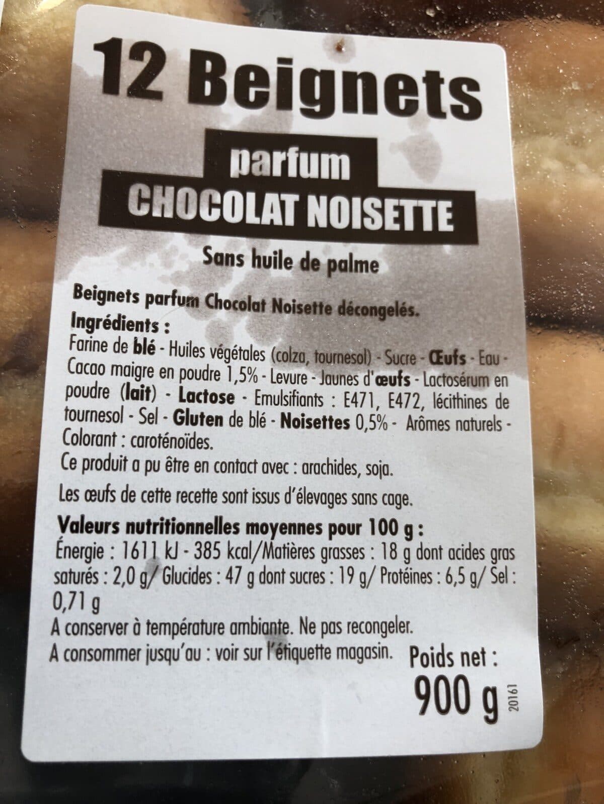 Open Food Facts Beignet chocolat noisette packshot