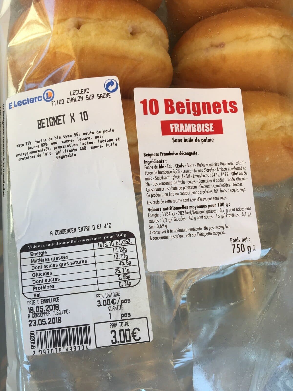 Open Food Facts Beignet framboise packshot