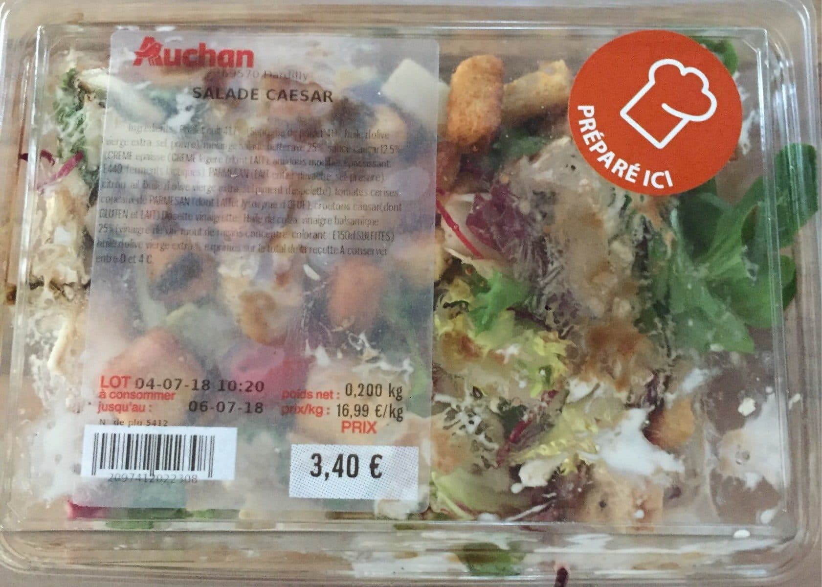 Open Food Facts Salade cesar packshot