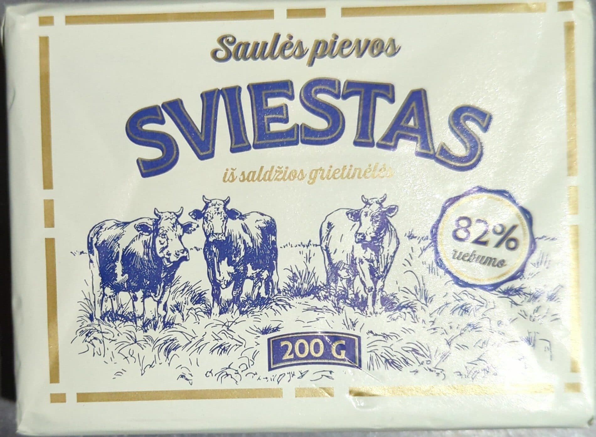Saulės pievos Sviestas packshot