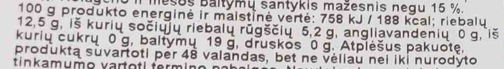 Best Butcher Lietuviška smulkinta jautiena 15% packshot