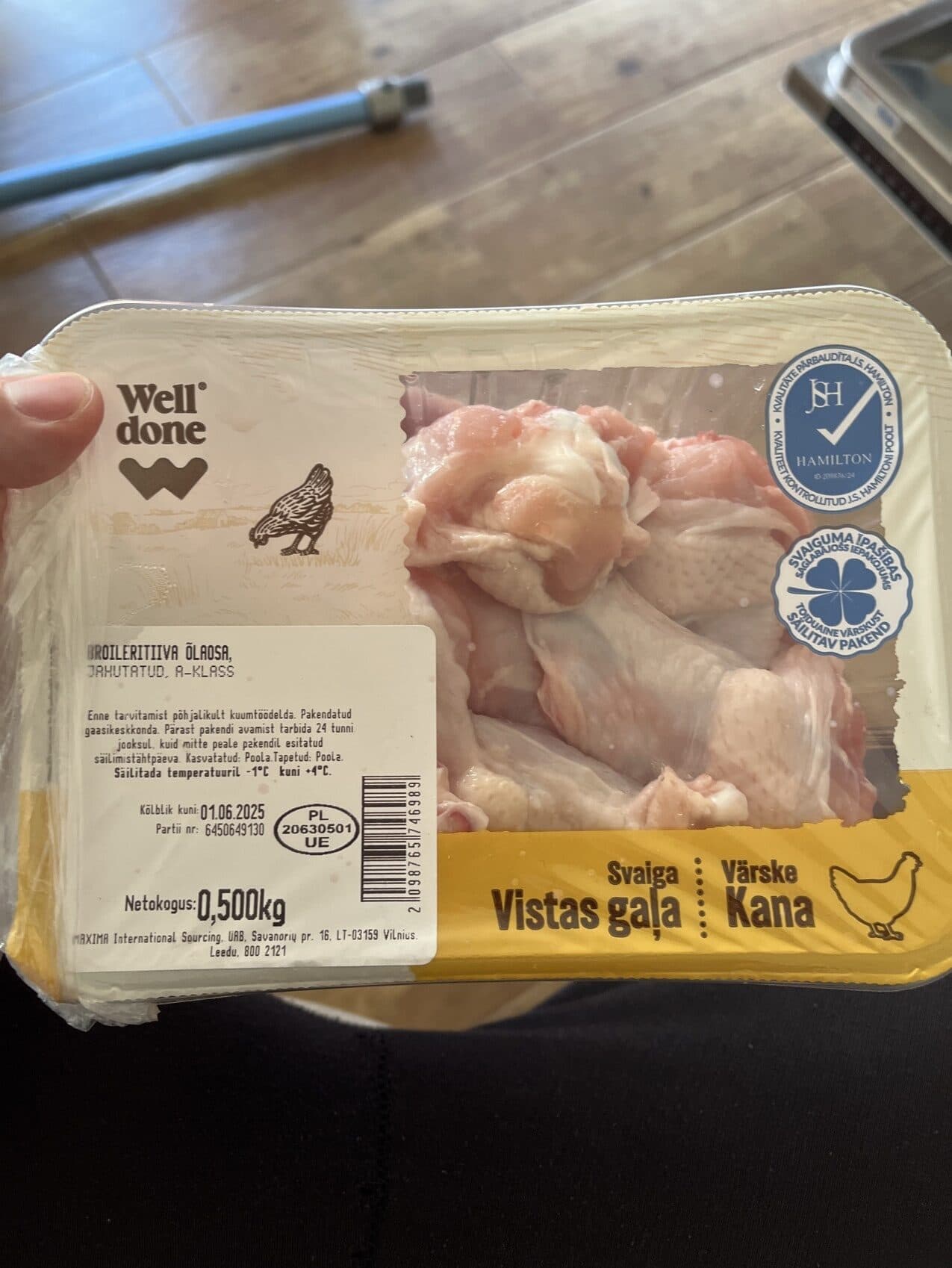 Well Done Broileritiiva Õlaosa packshot