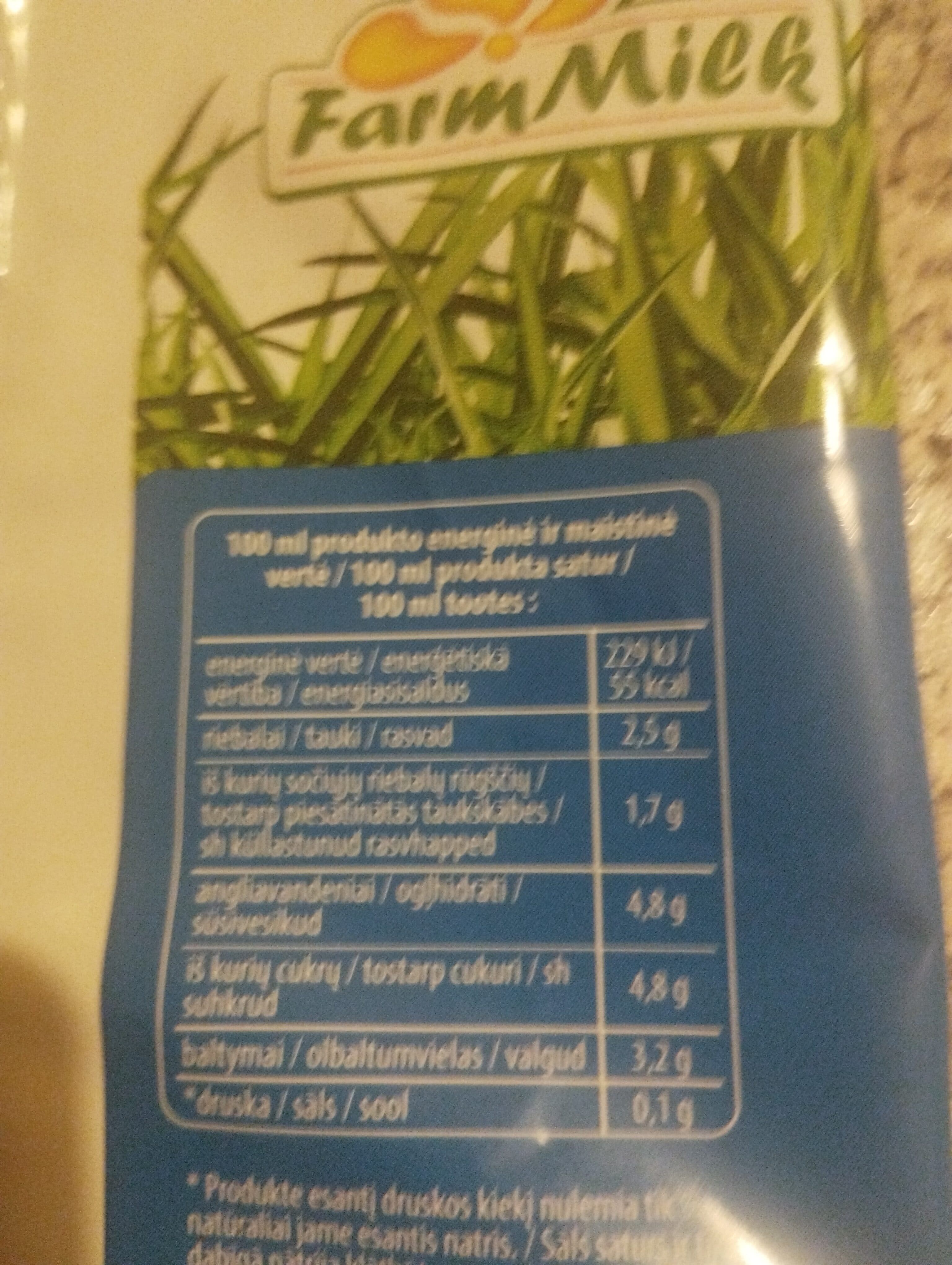 Farmmilk Piim packshot