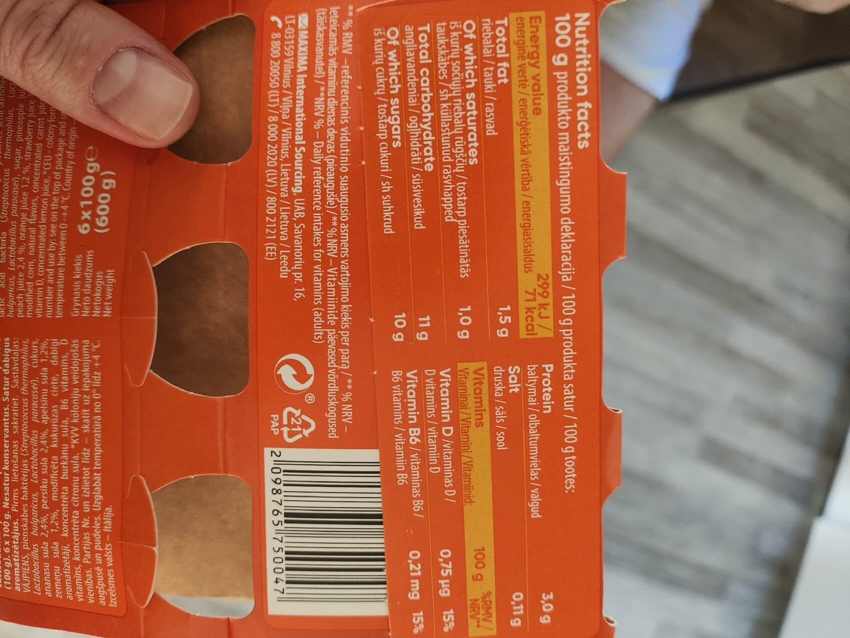 Well Done Fermented Milk Drink packshot