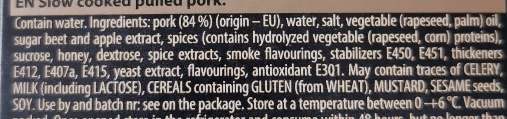 Well done Slow cooked pulled pork packshot