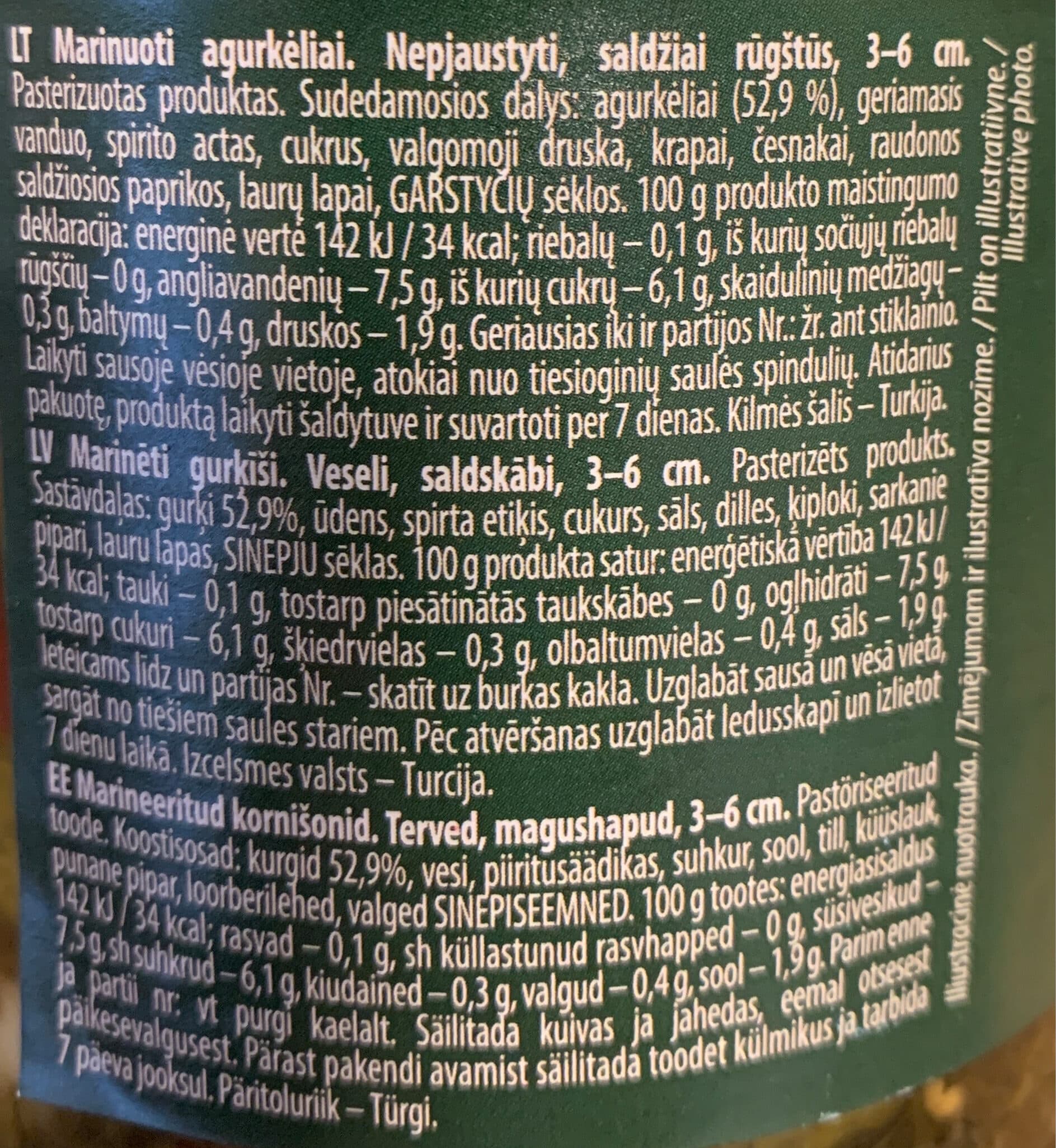 Well done Pickled Cornichons packshot