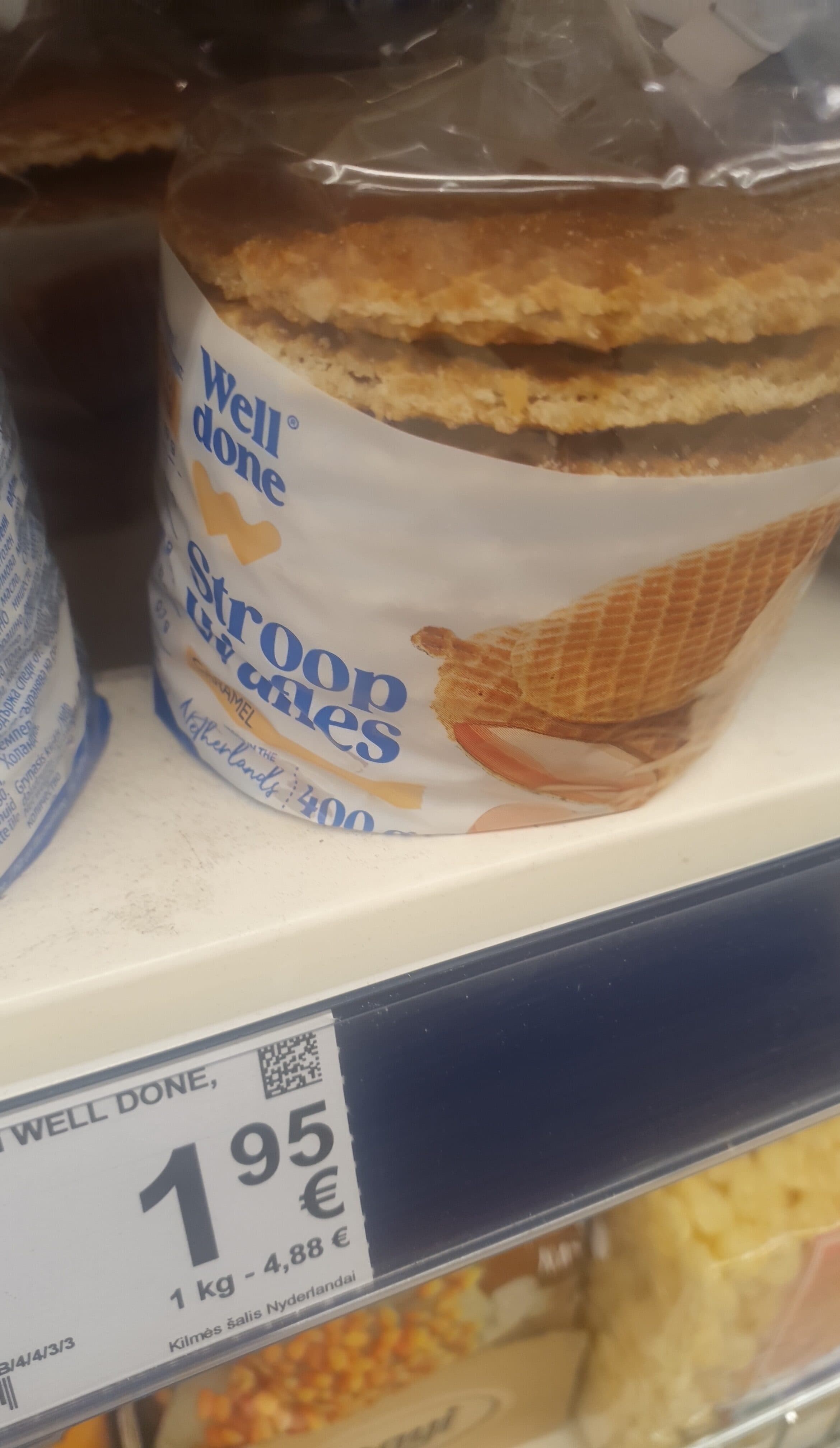 Well done Karameliniai vafliai packshot