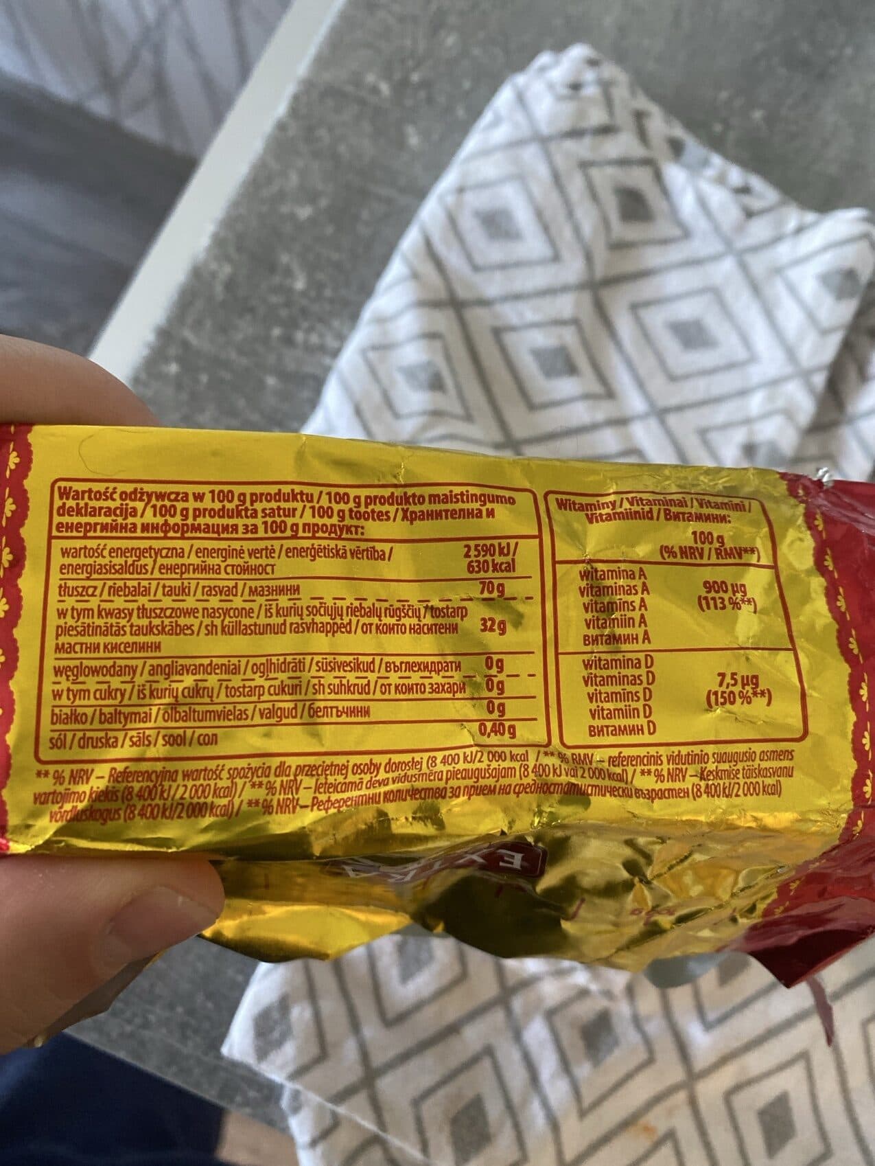 EXTRA Line Margarine packshot