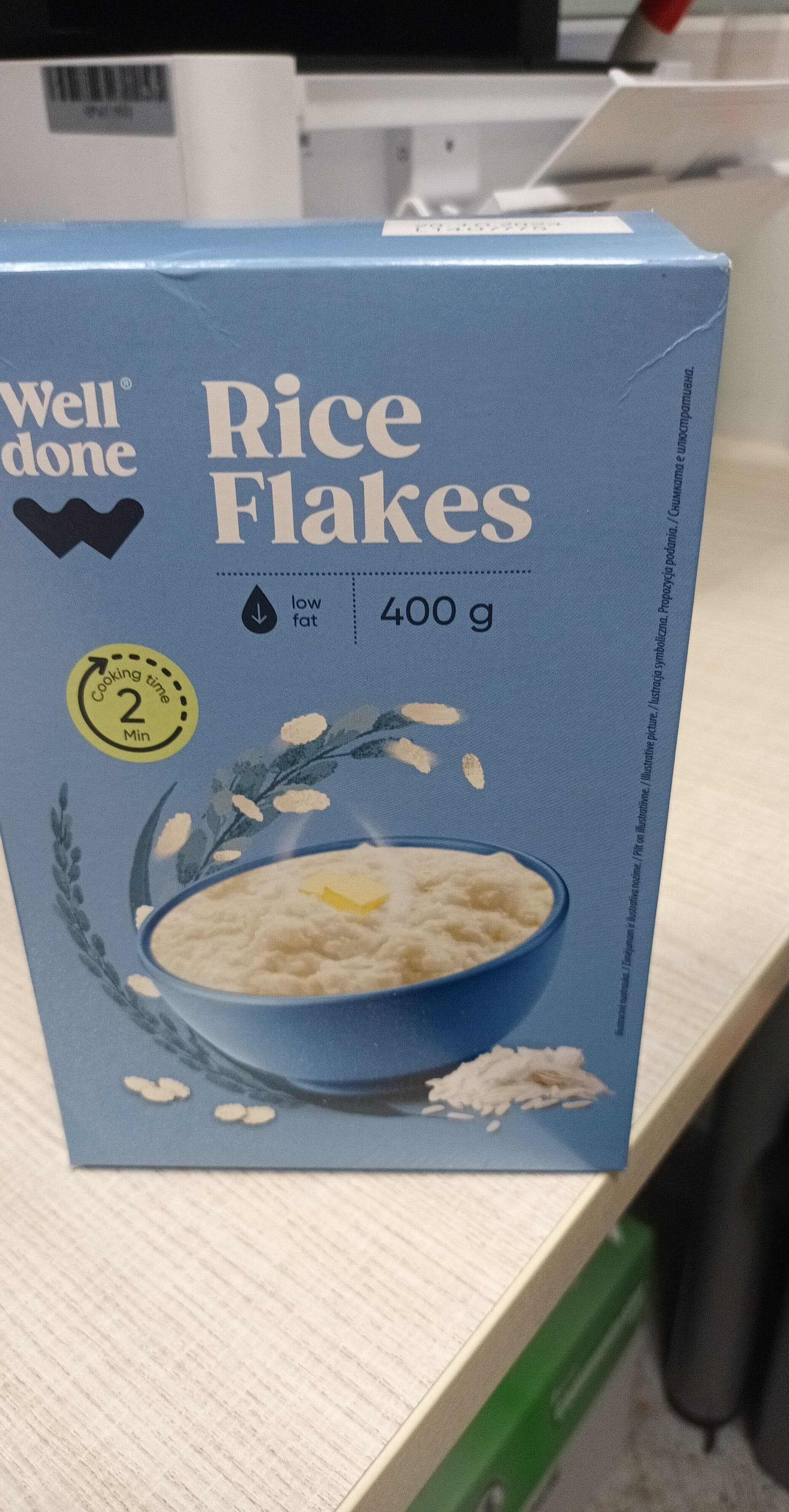 Well done Ryžių dribsniai packshot