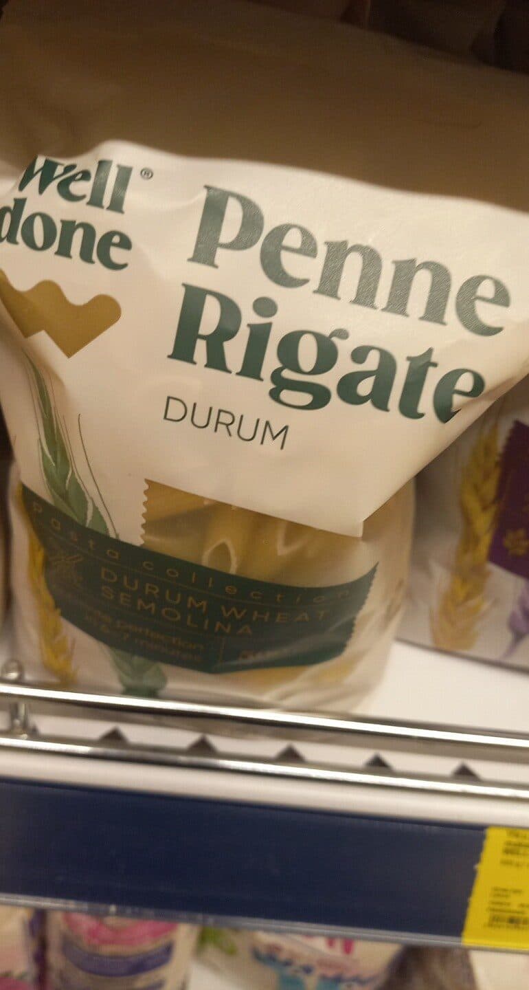 Well Done Penne Rigate packshot