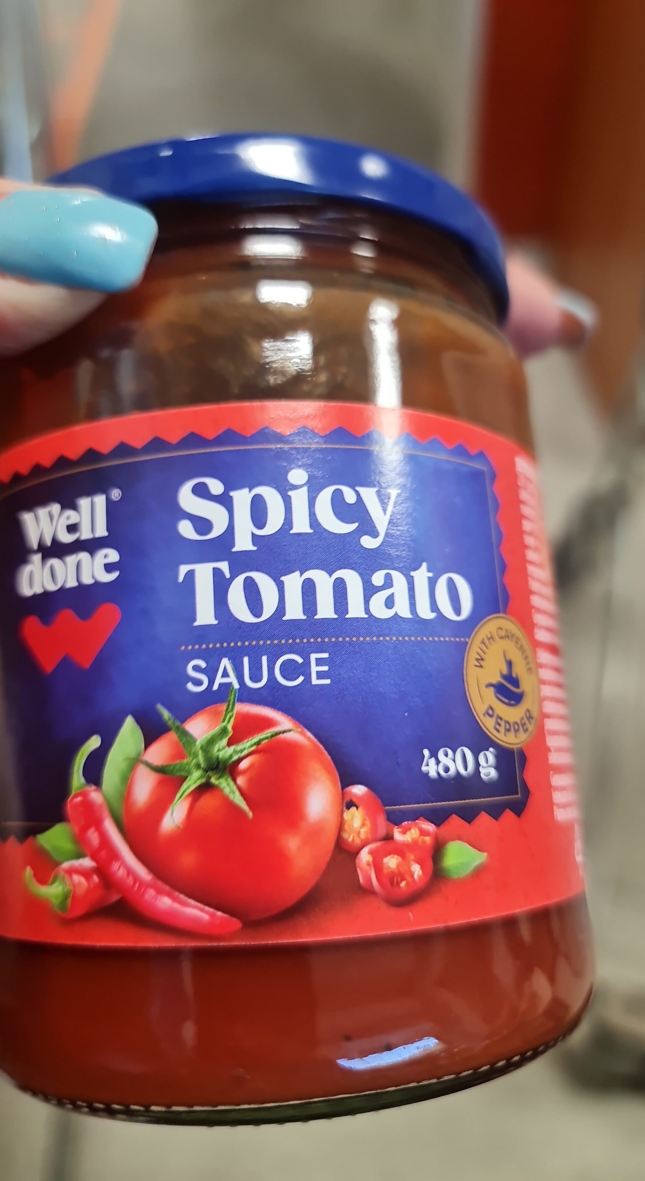 Well Done Spicy Tomatoe Sauce packshot