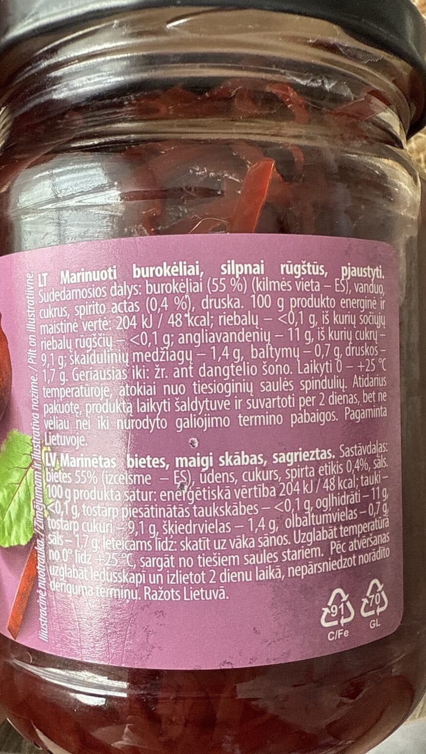Well Done Marinuoti Burokeliai packshot