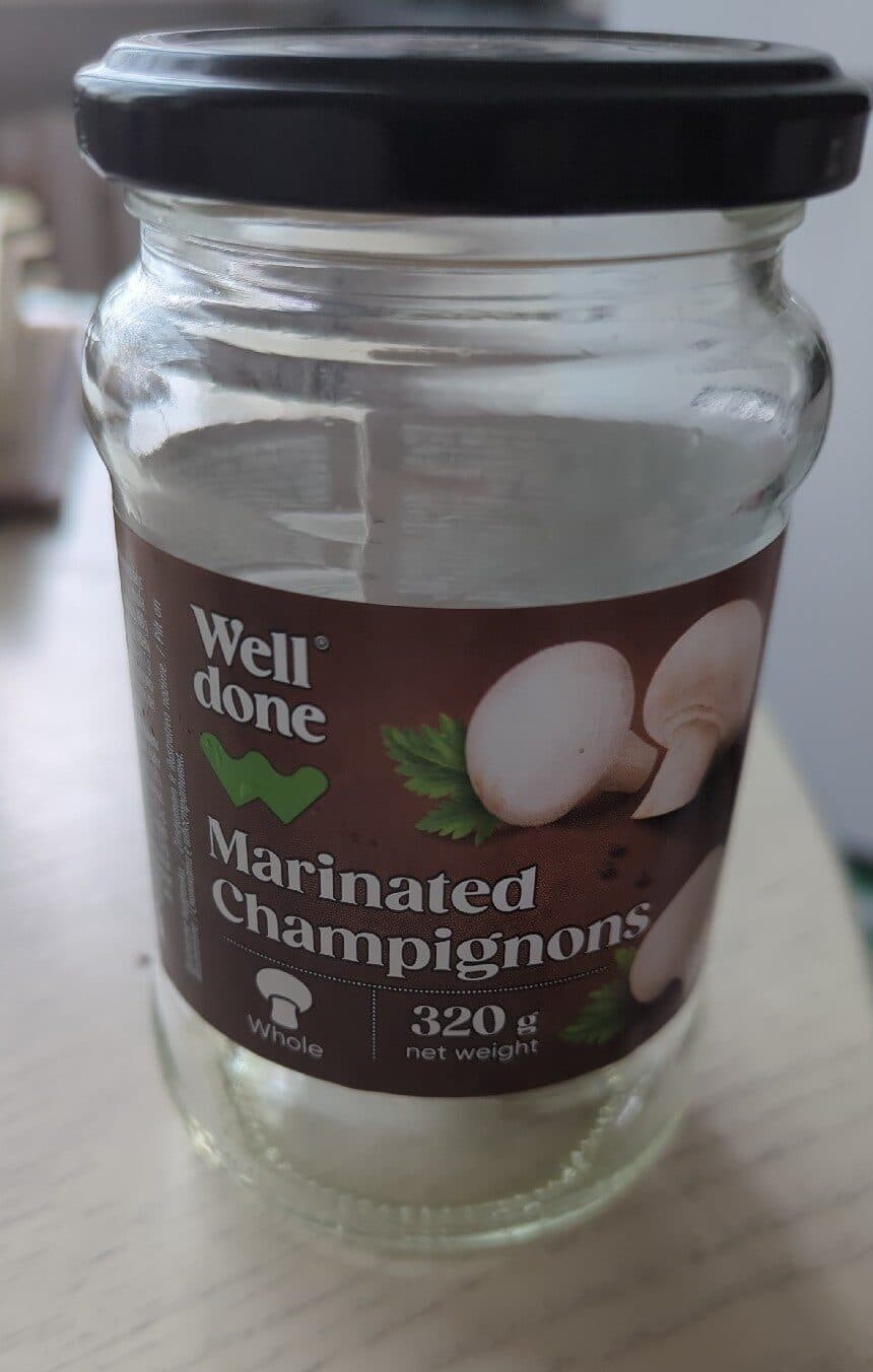 well done marinated champignons packshot
