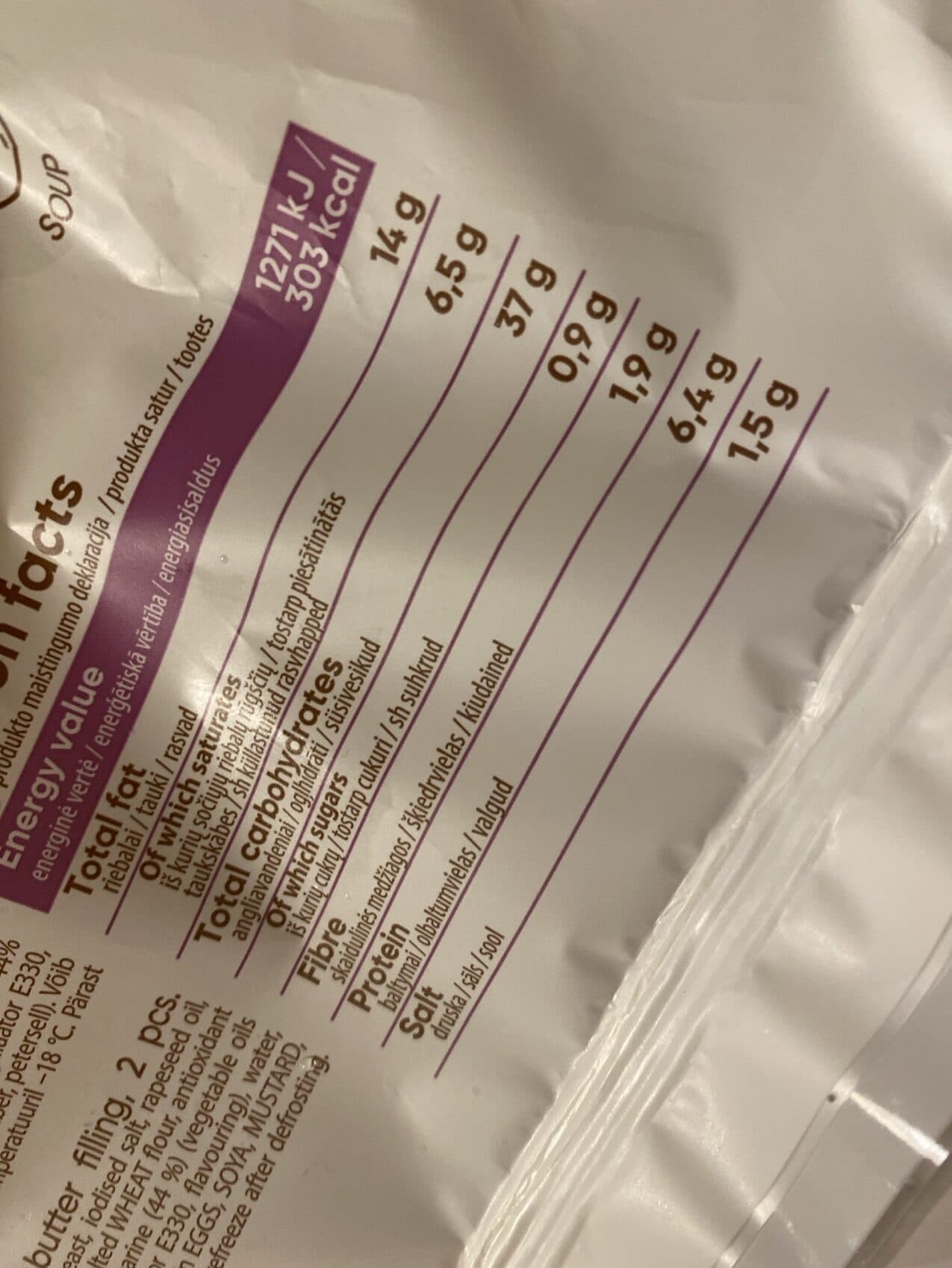 Well done french baguettes with garlic filling packshot