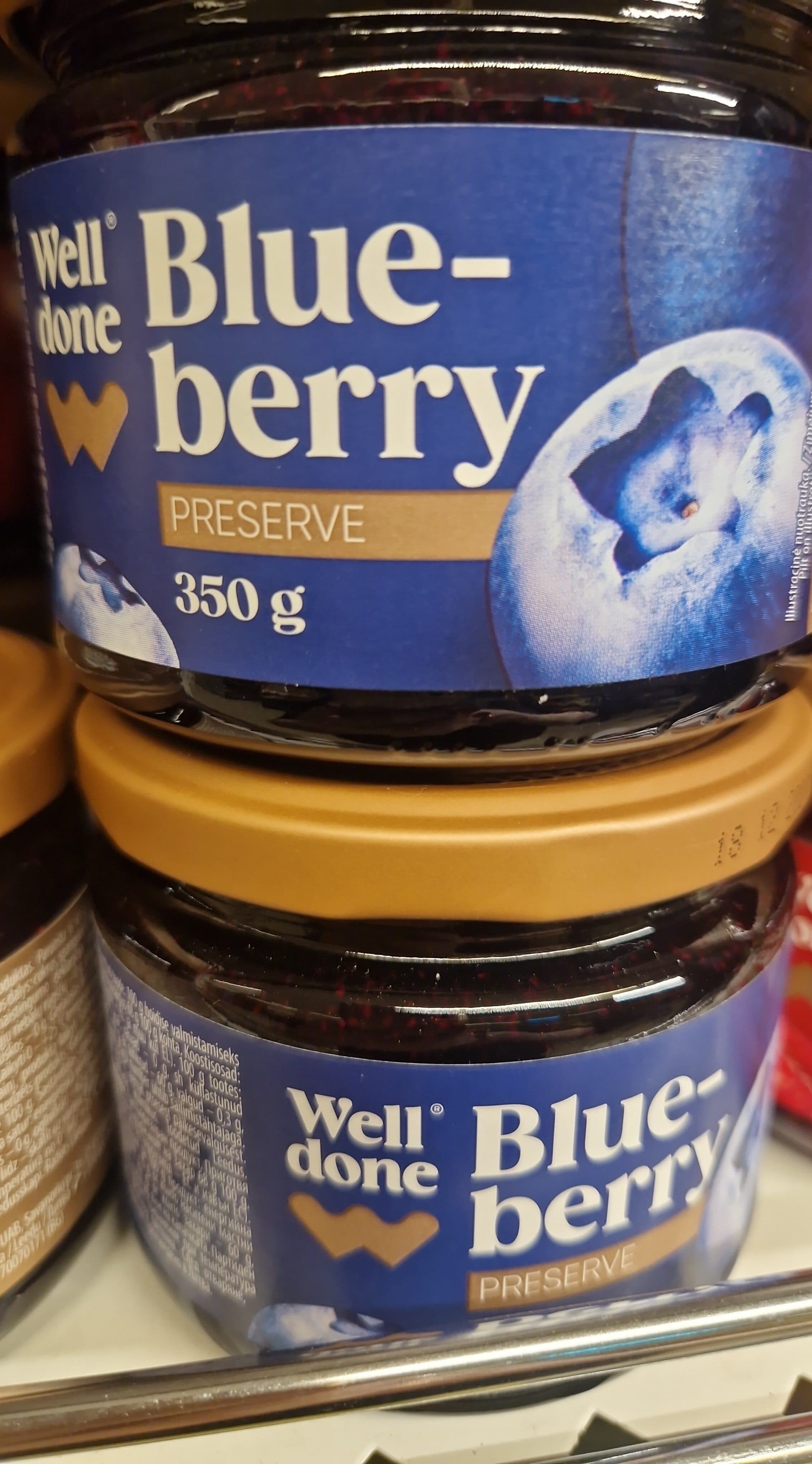 Well Done Blue Berry Preserve packshot