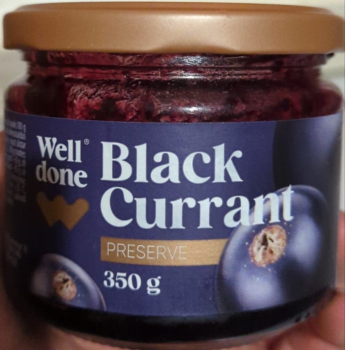 Well Done Mustsõstramoos packshot