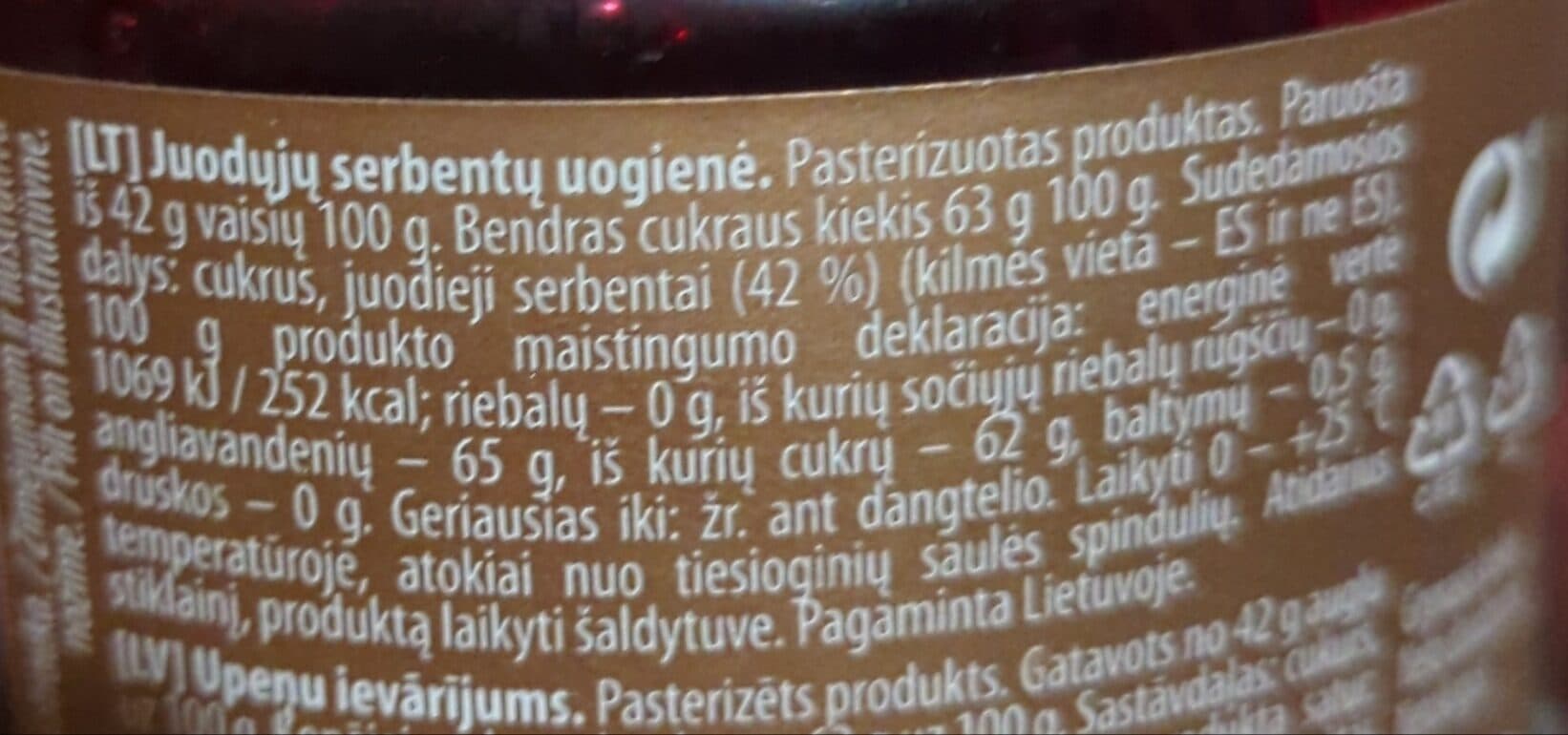 Well Done Mustsõstramoos packshot
