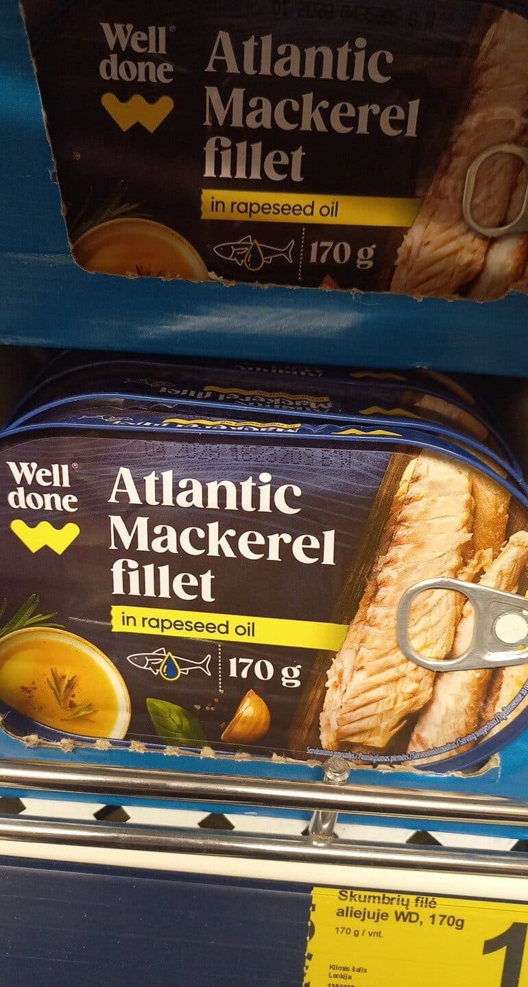 Well Done Atlantic Mackerel Fillet packshot