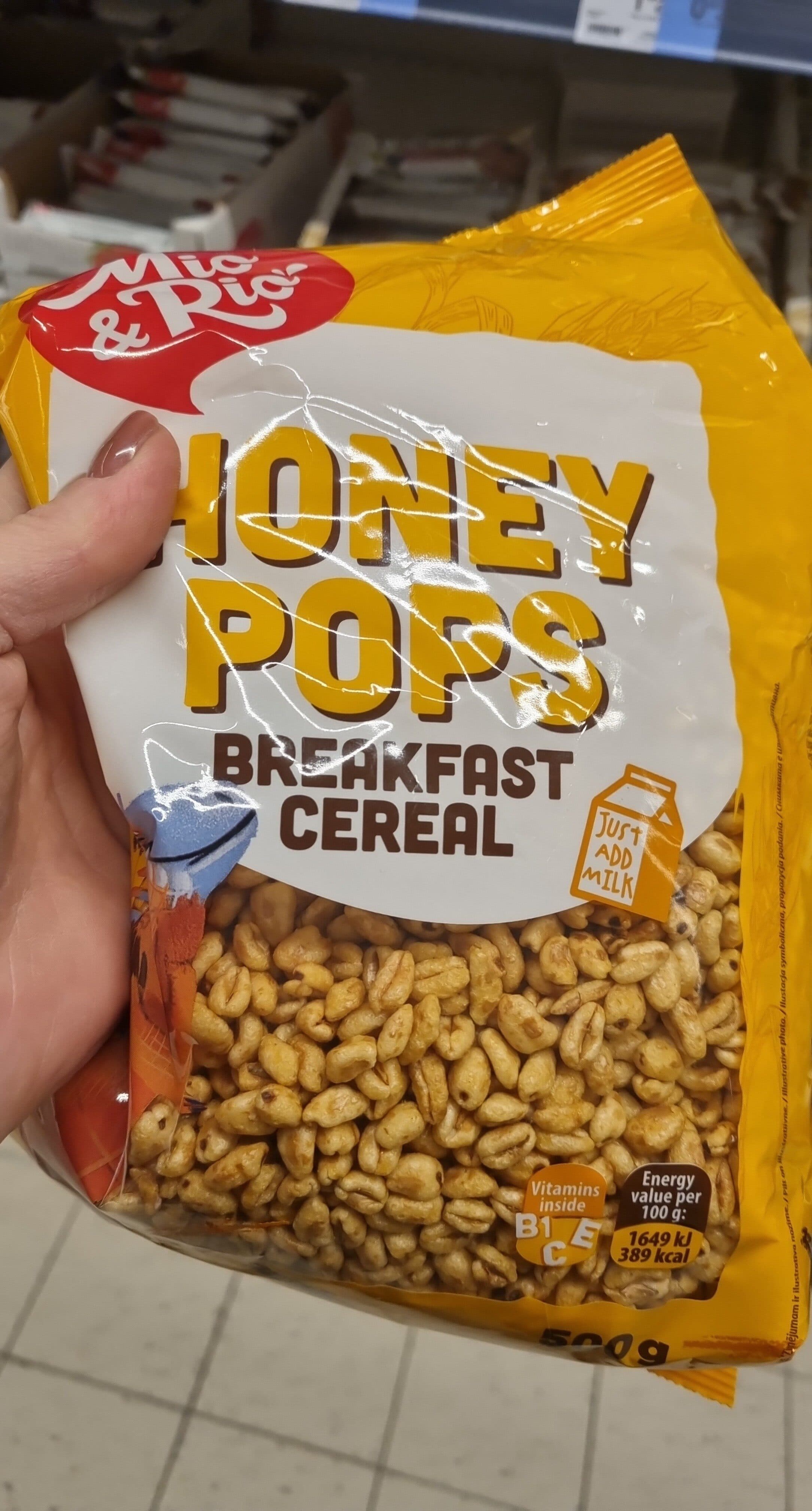 mio & rio honey pops packshot
