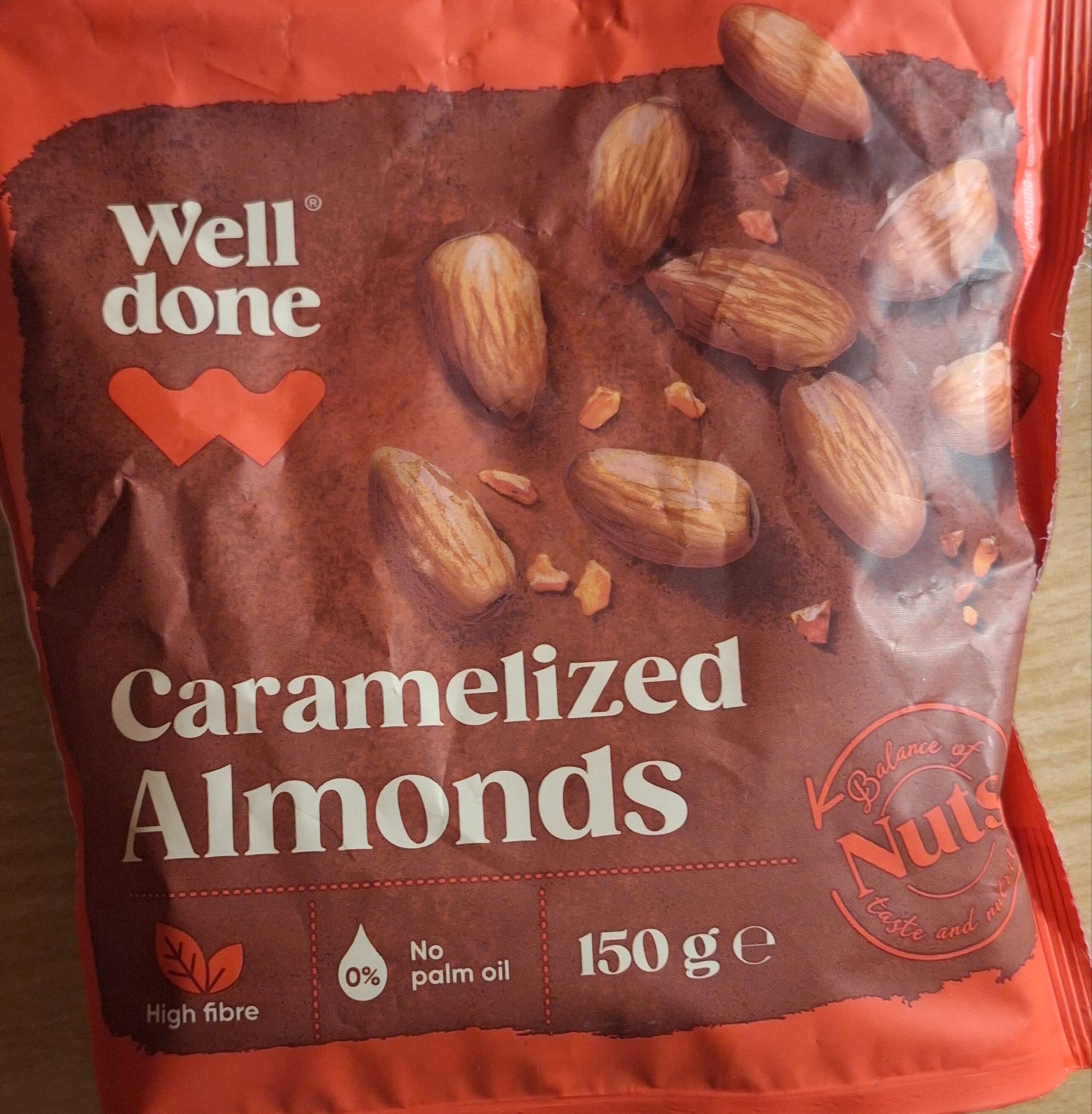 Well done Caramelized almonds packshot