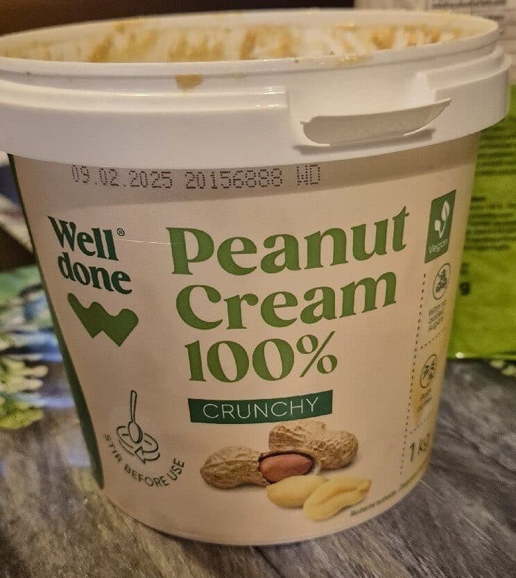 Well Done Peanut Cream packshot