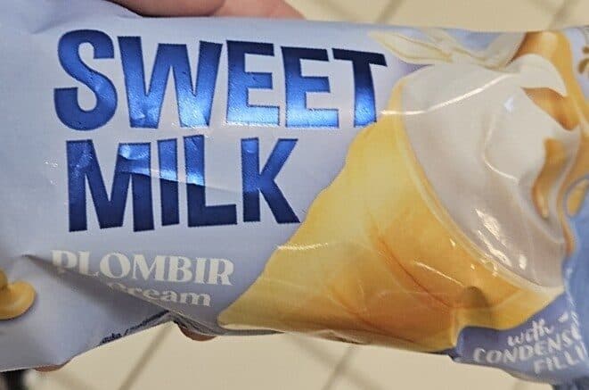 Well Done Sweet Milk Plombir Ice Cream packshot