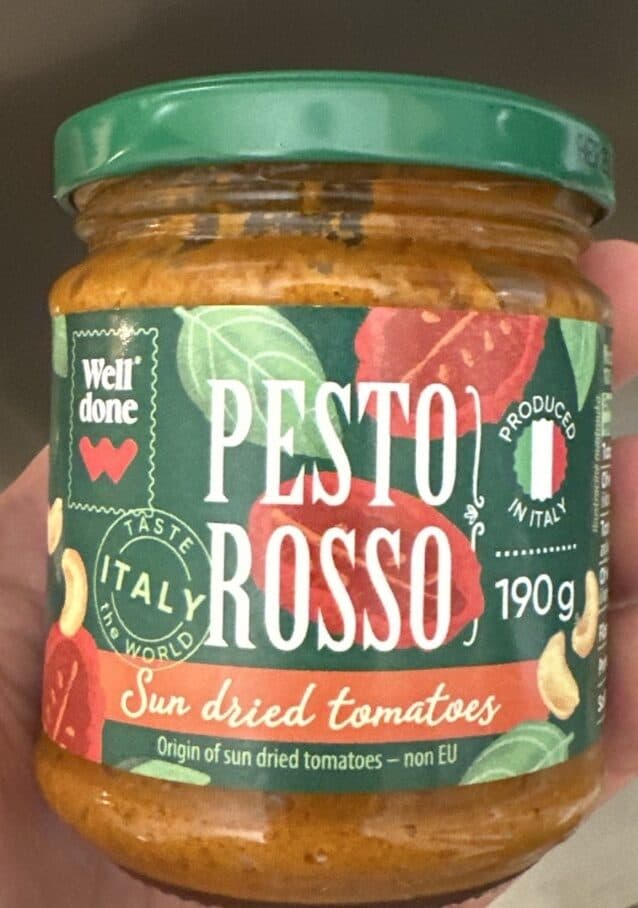 Well Done Pesto Rosso packshot