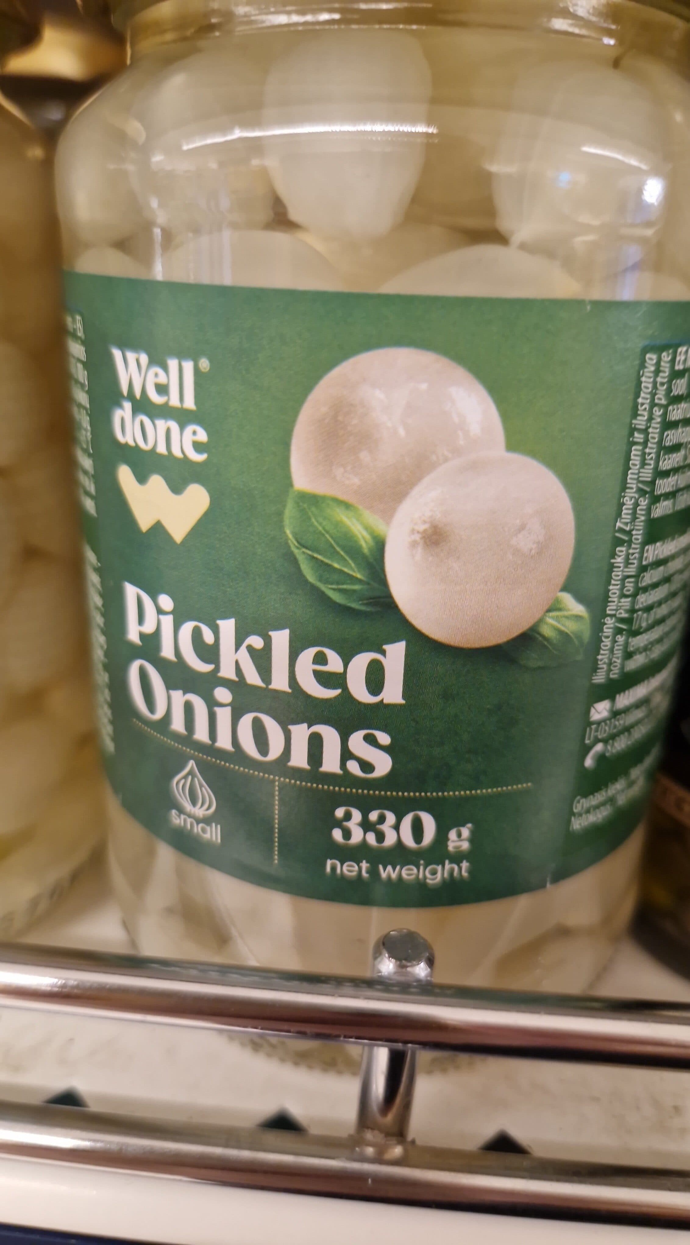 Well Done Marinuoti svogūnėliai packshot