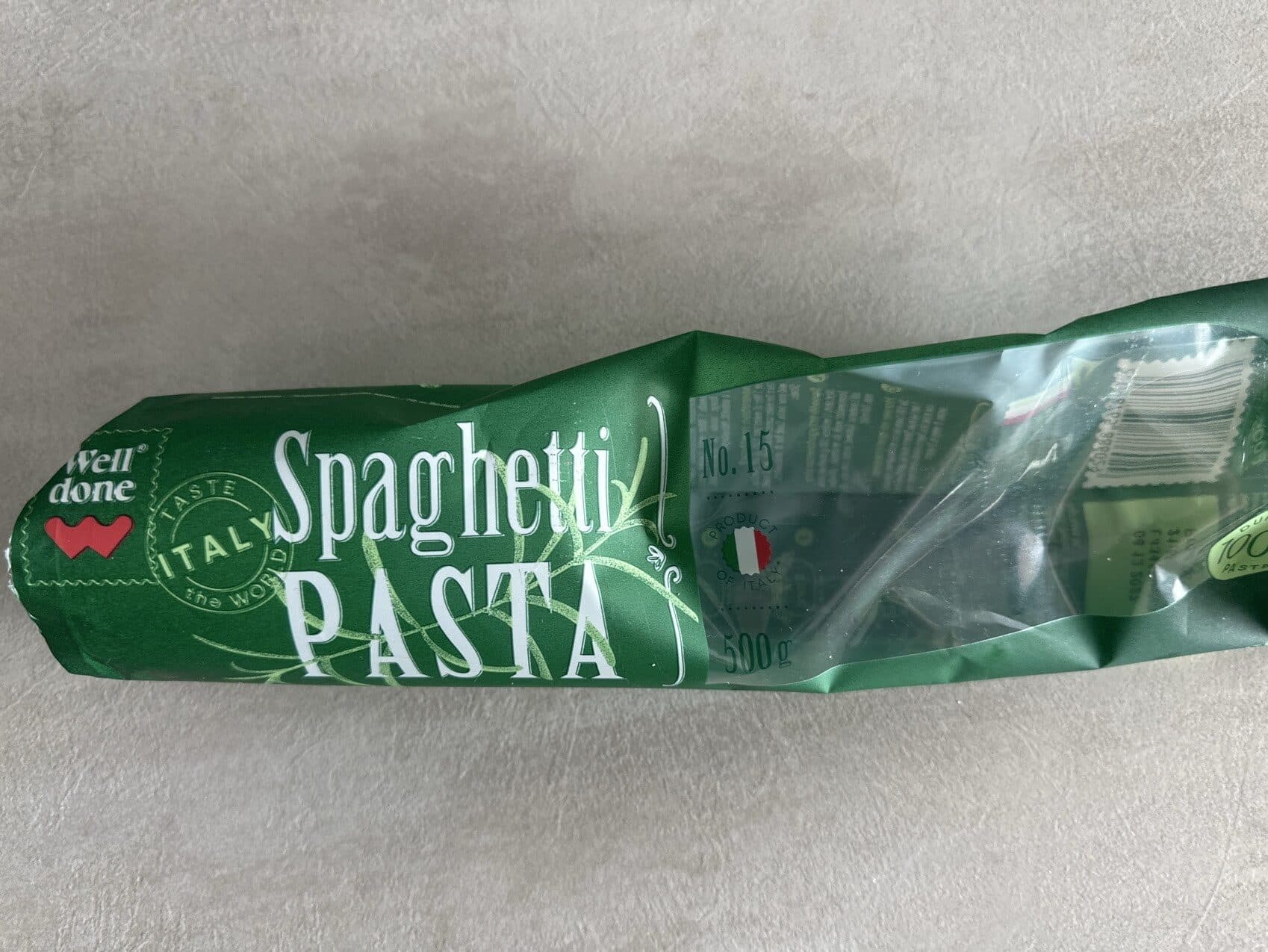 Well Done Spaghetti Pasta packshot
