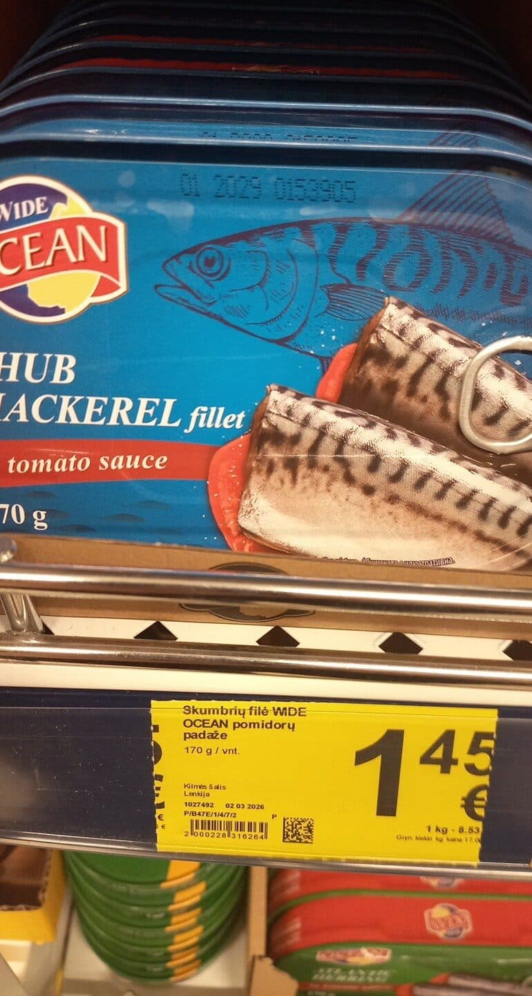 Wide Ocean Chub Mackerel In Tomato Sauce packshot