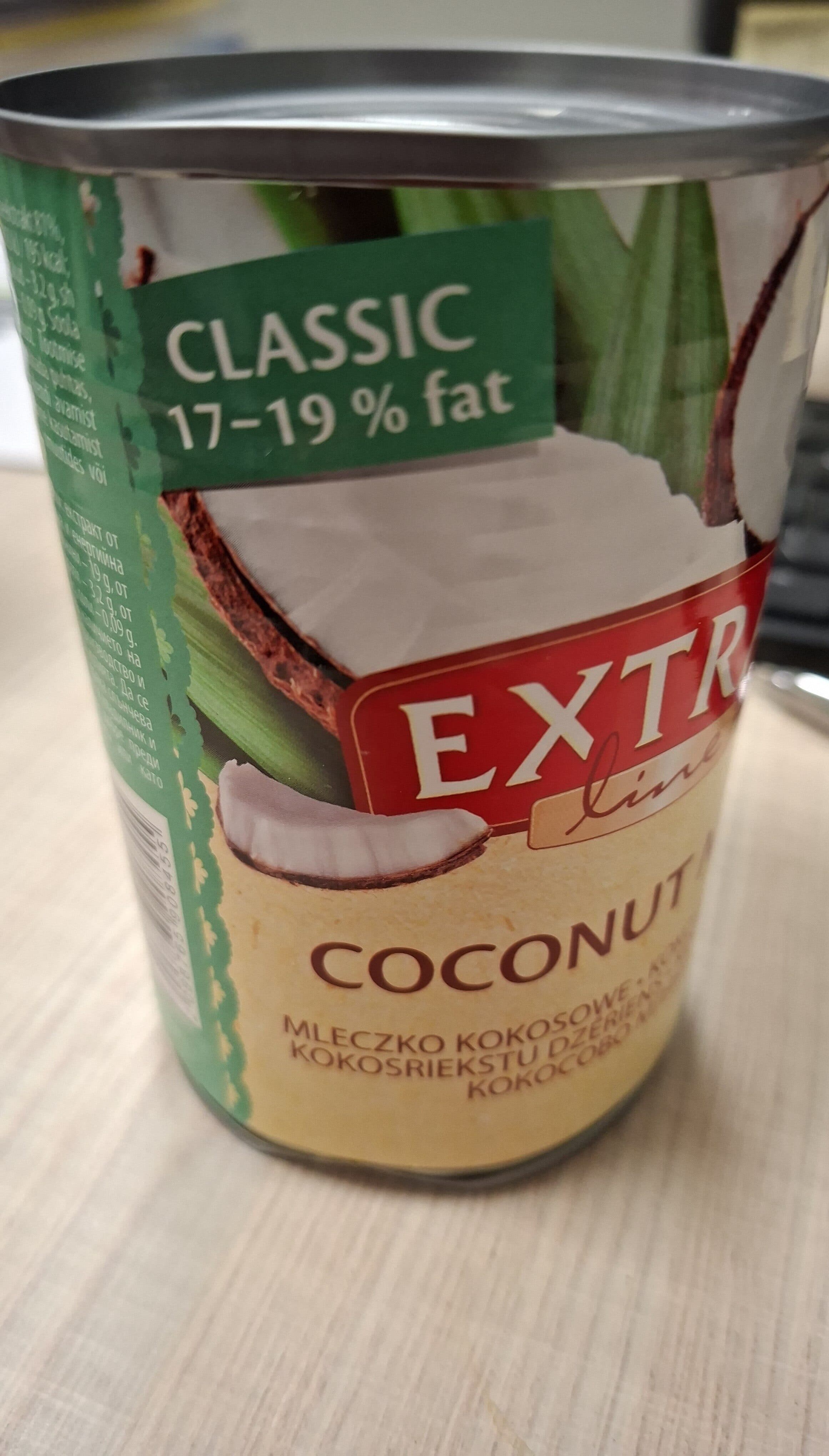 Extra Line Coconut Milk packshot