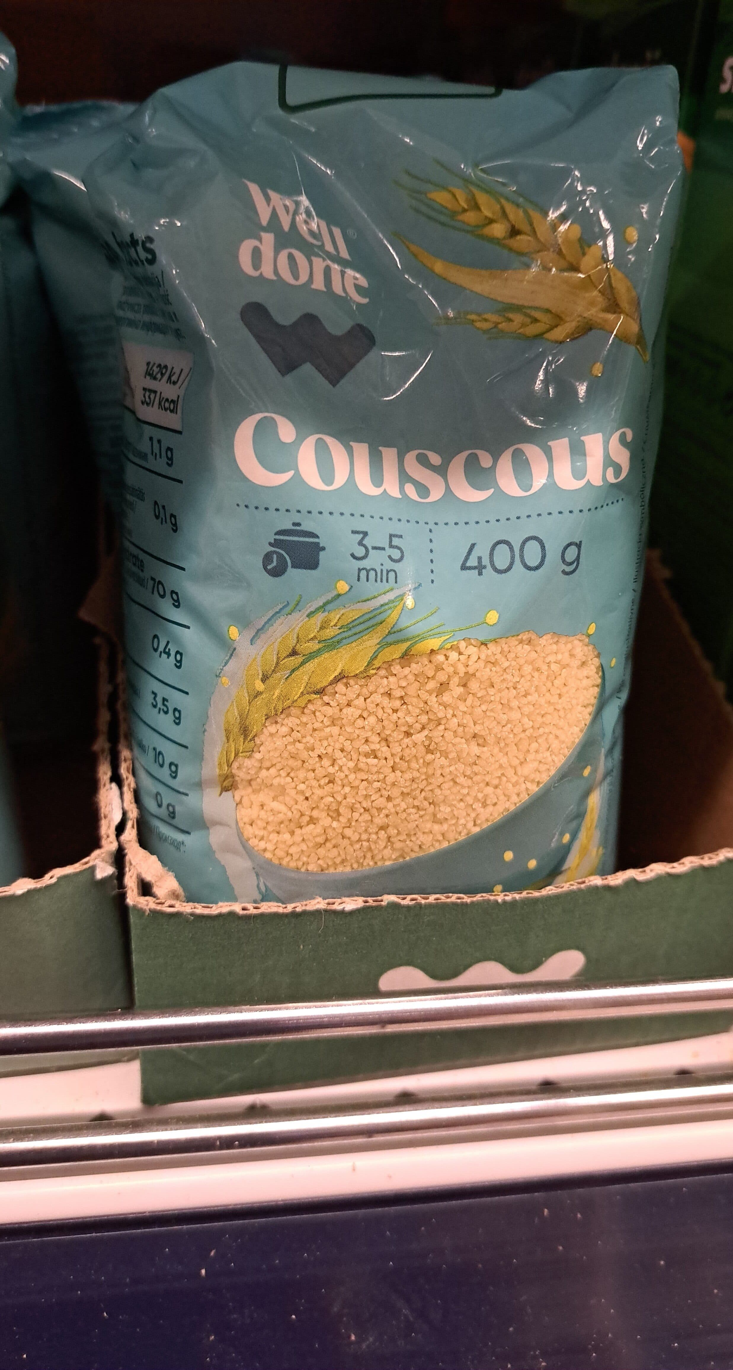 Well Done couscous packshot