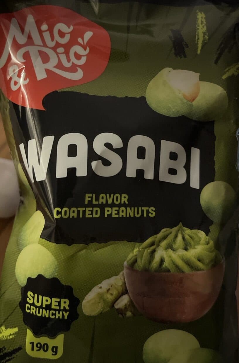 Mio & Rio Wasabi Flavor Coated Peanuts packshot