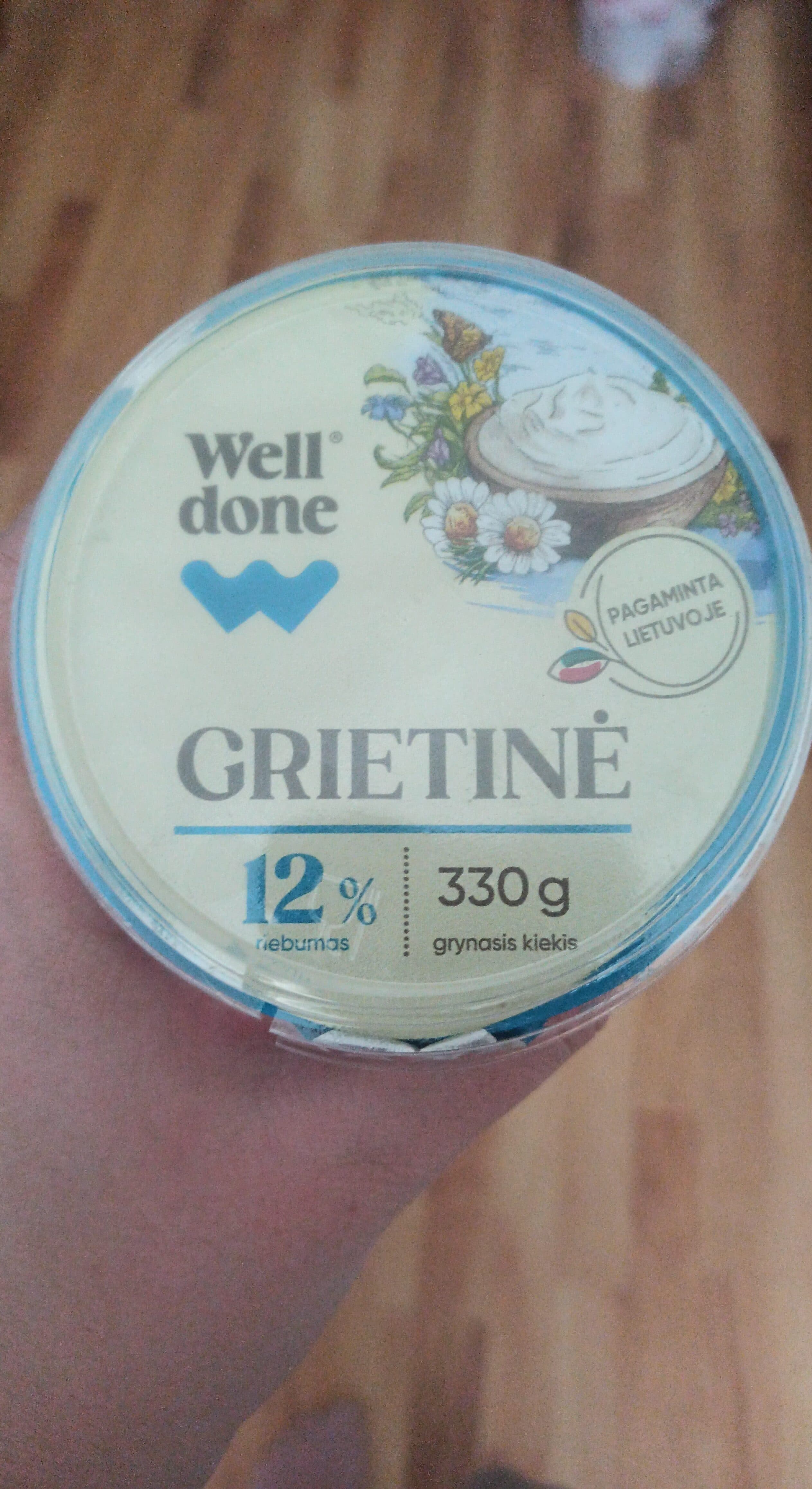Well Done Grietinė packshot