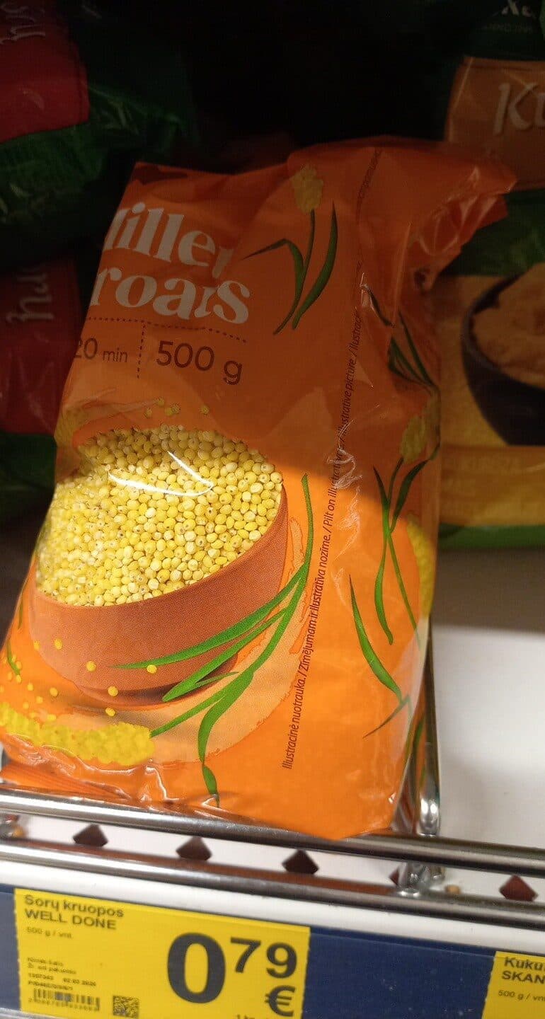 Well Done Millet Groats packshot