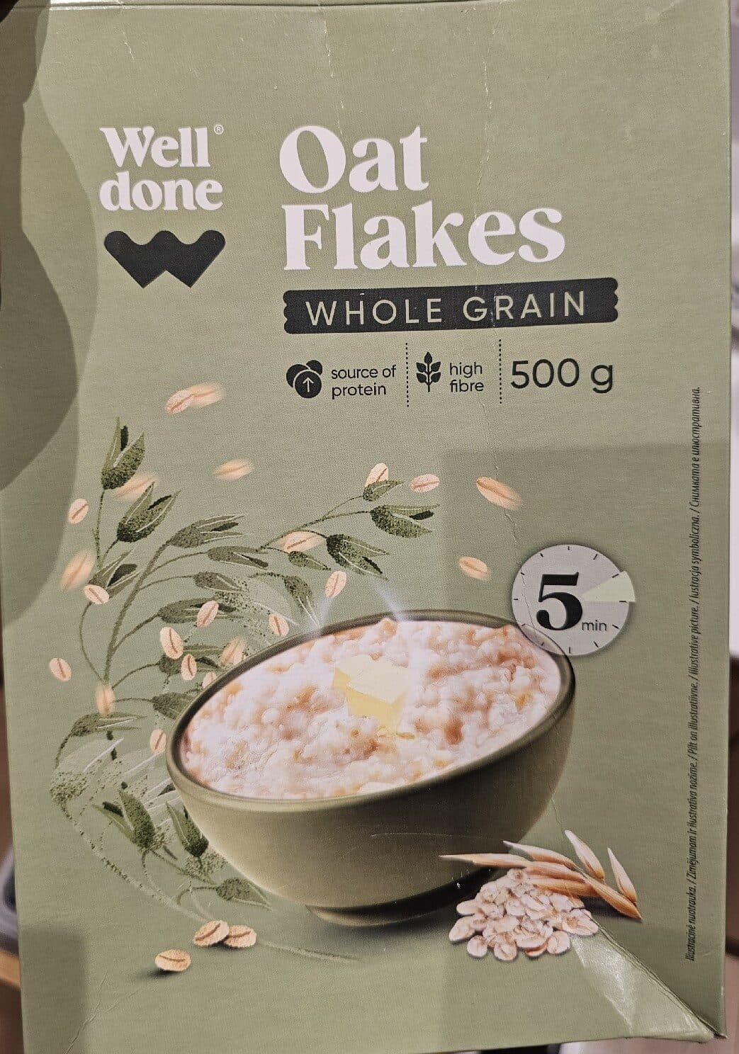 Well Done Oat Flakes Whole Grain packshot