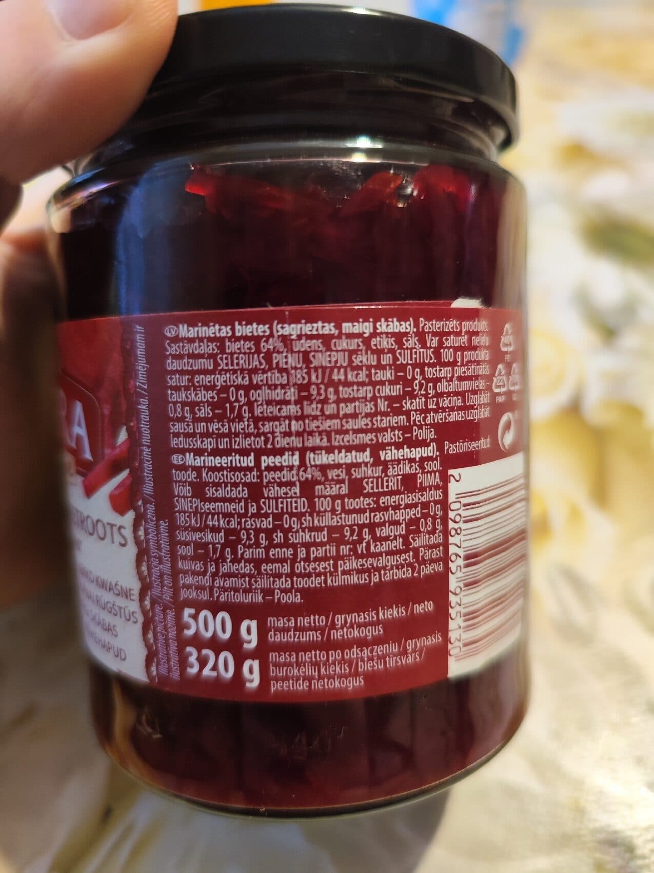Extra Line Marinated Beetroots packshot