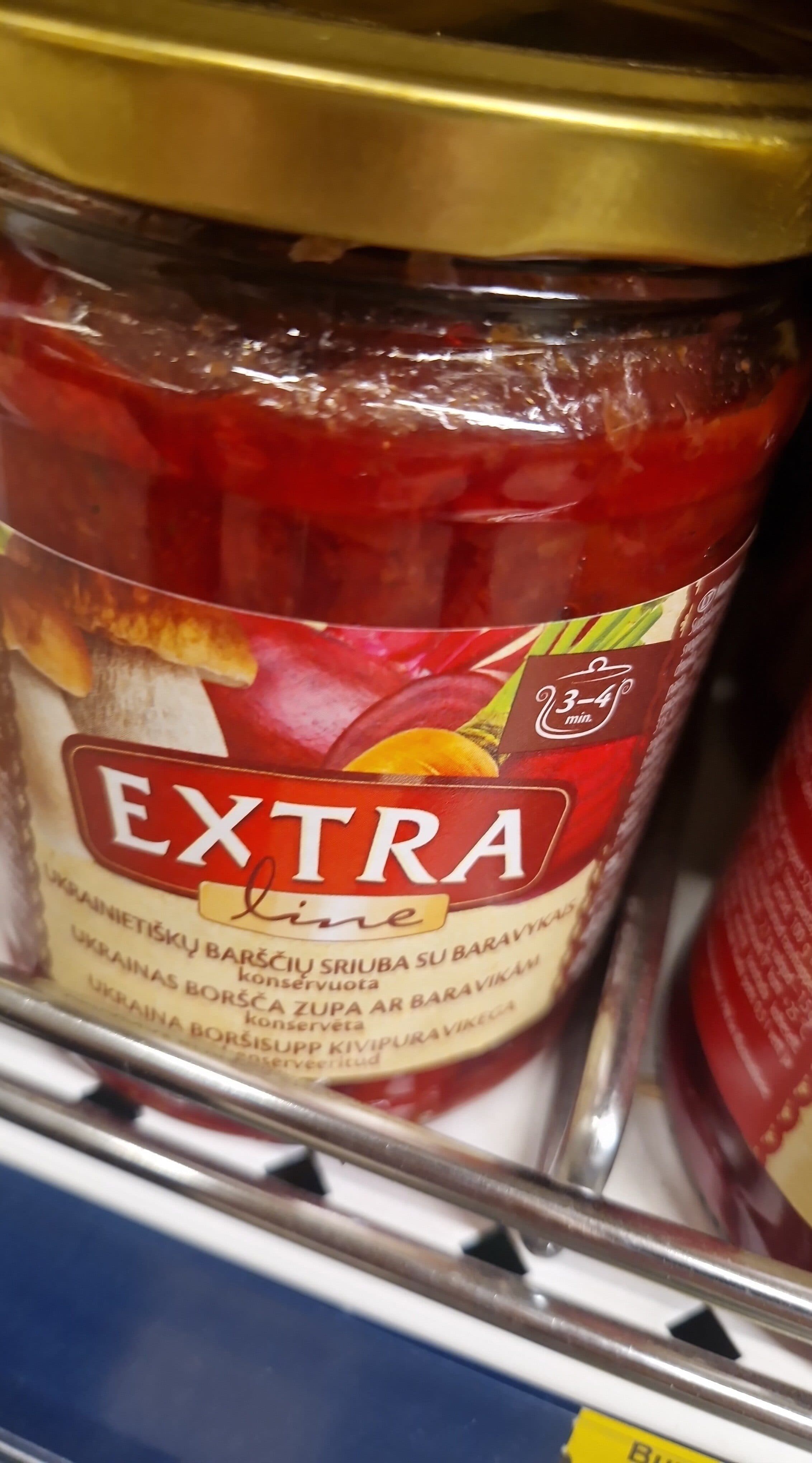 Maxima Extra Konservuota Ukrainietiškų Barščių Sriuba packshot