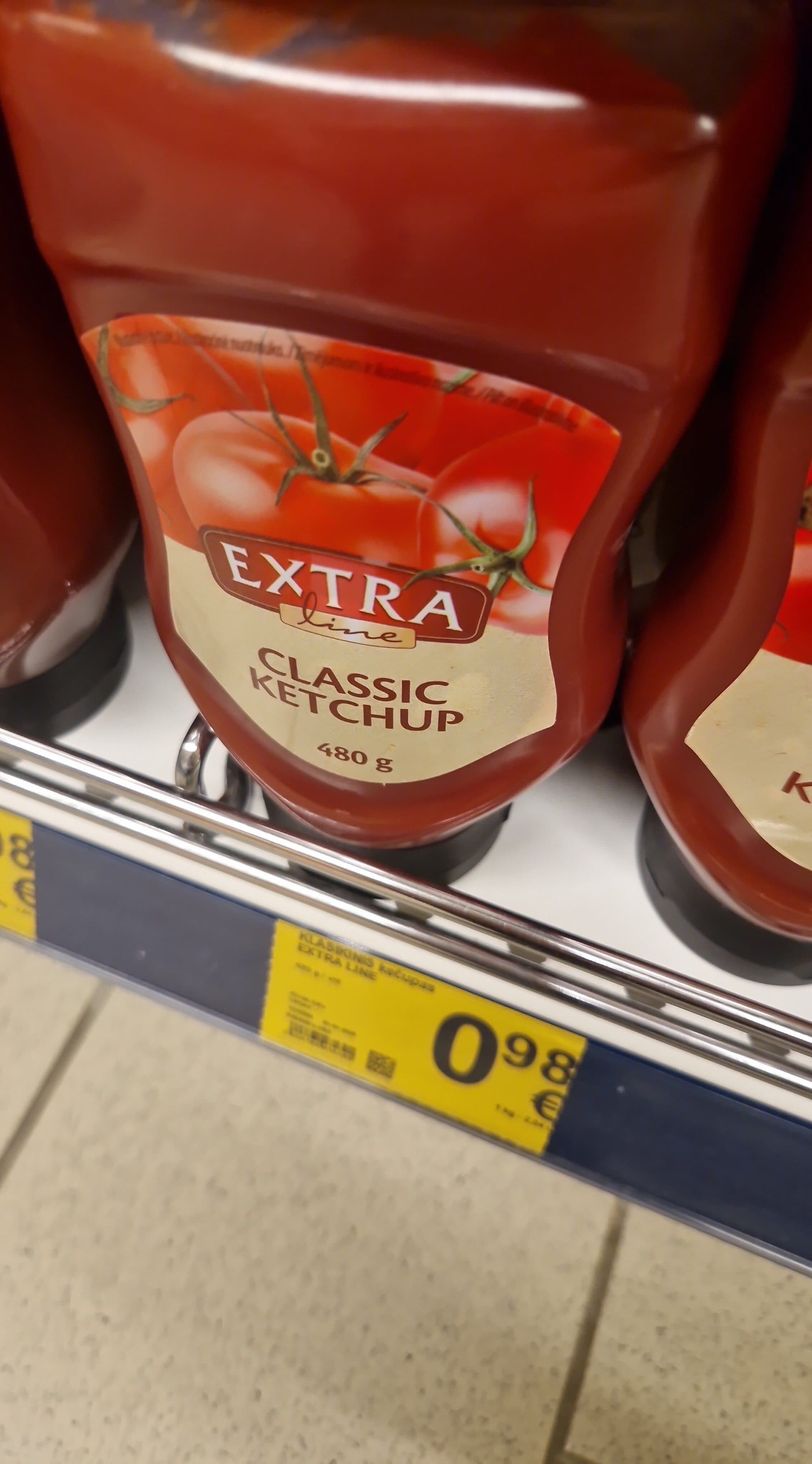 Extra Line Ketchup packshot